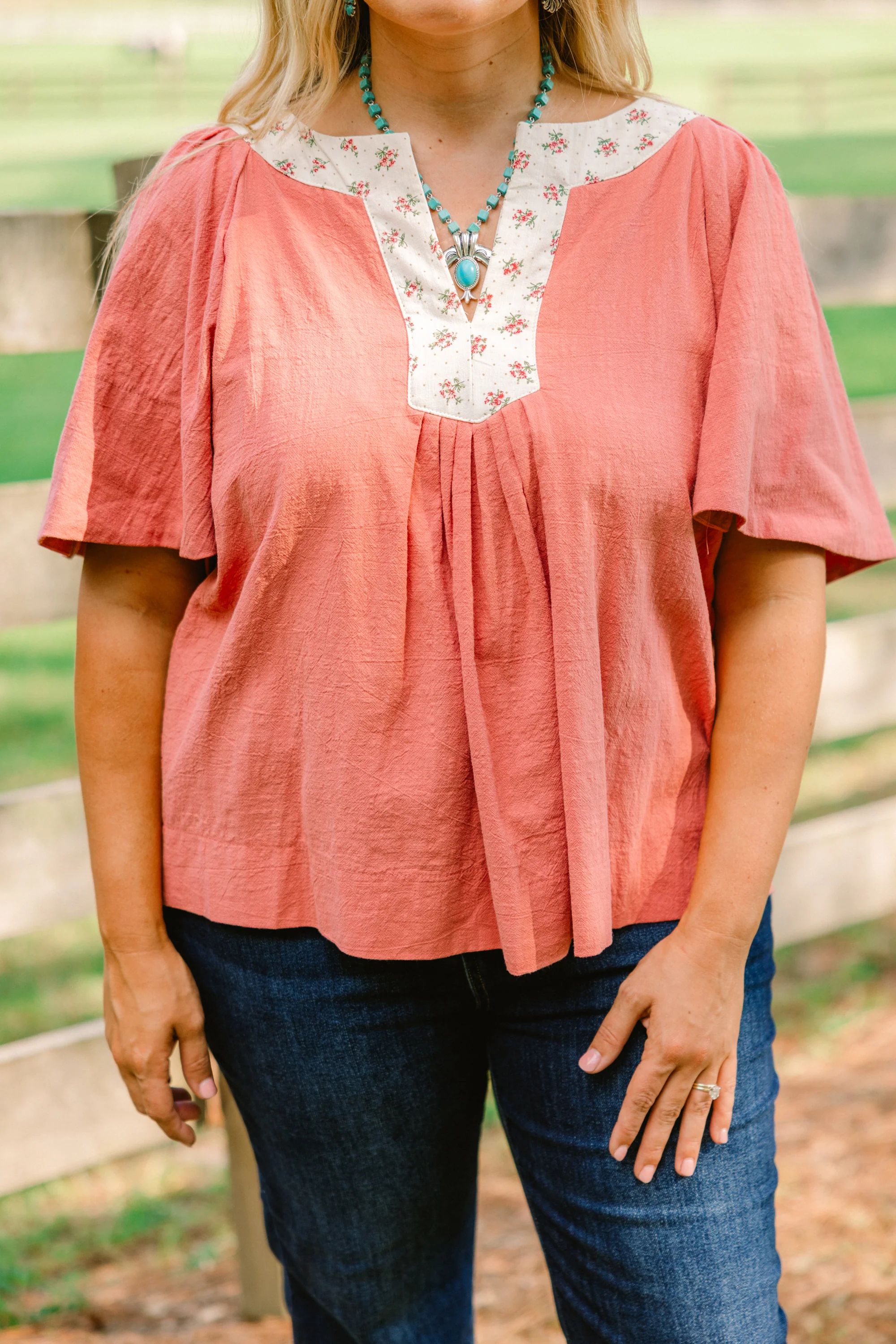 Nautical Breeze Top, Rust - Giverhouse