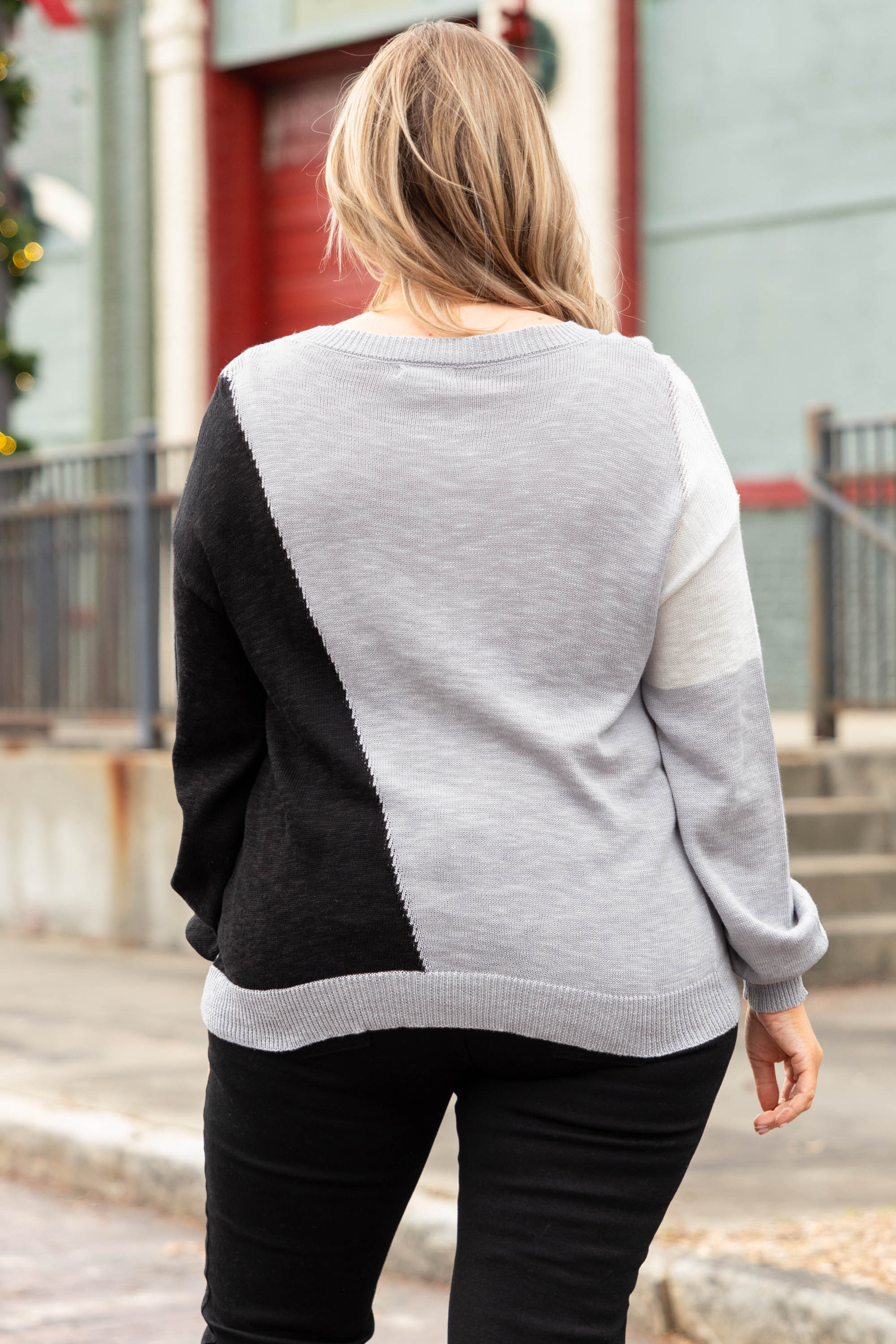 Always Thinking Sweater, Gray - Giverhouse