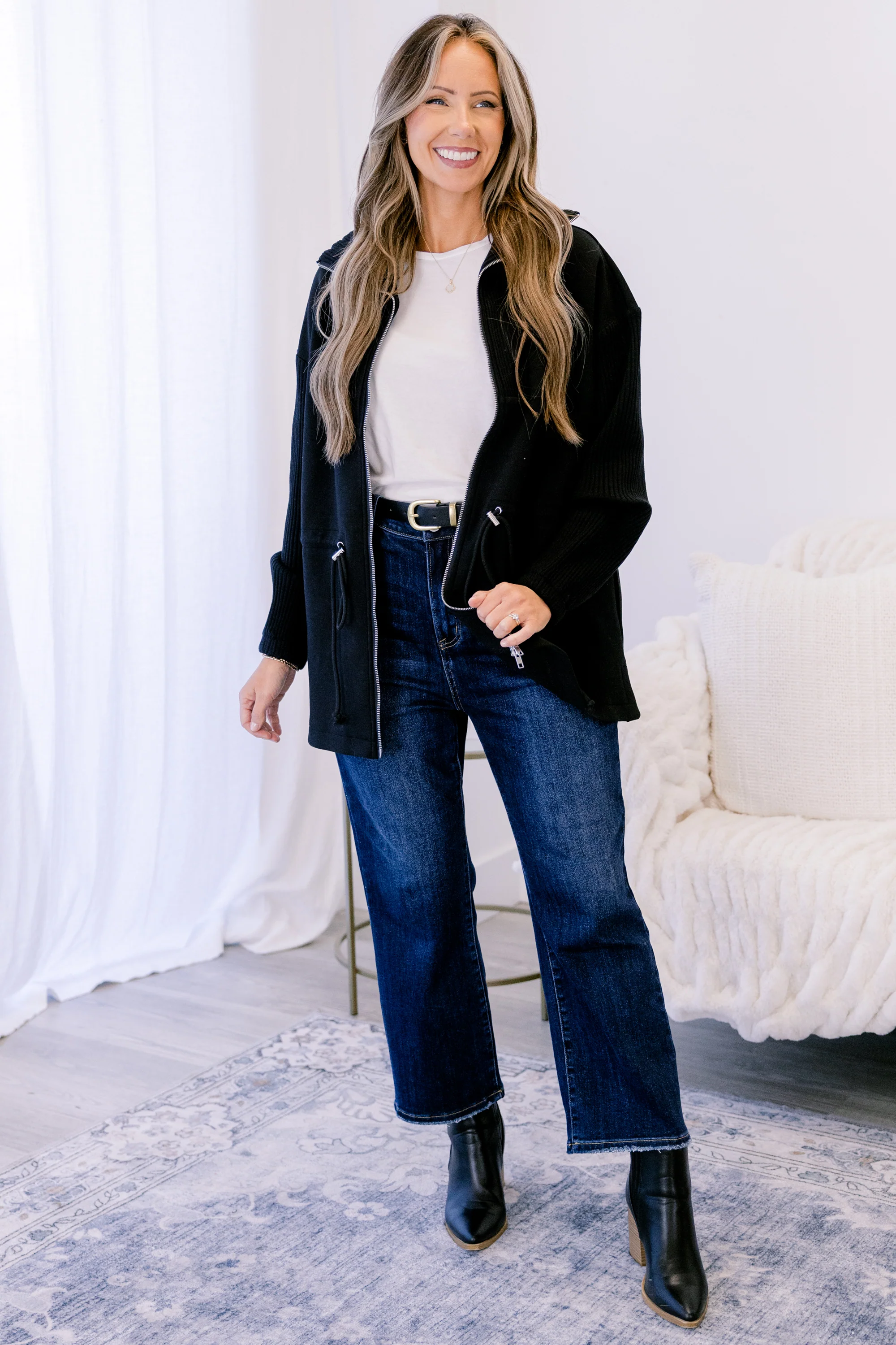 Gather Around The Fire Jacket, Black - Giverhouse