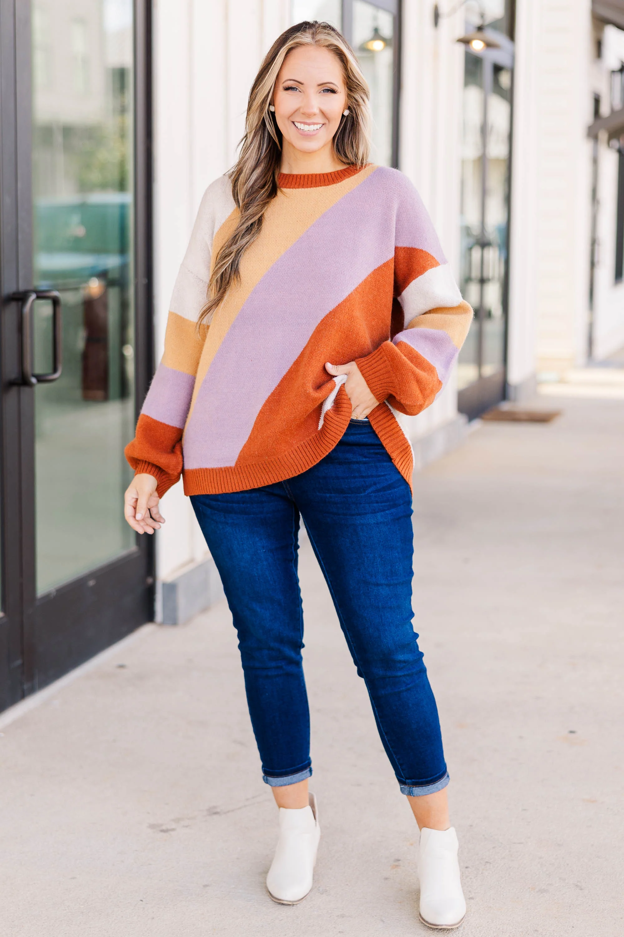 Skyfall Top, Lavender Combo - Giverhouse