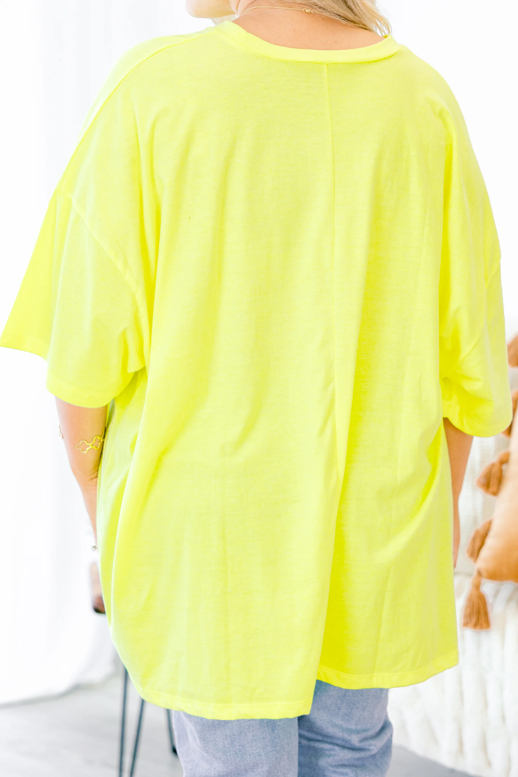 Everyday Essential Tee, Neon Lime - Giverhouse