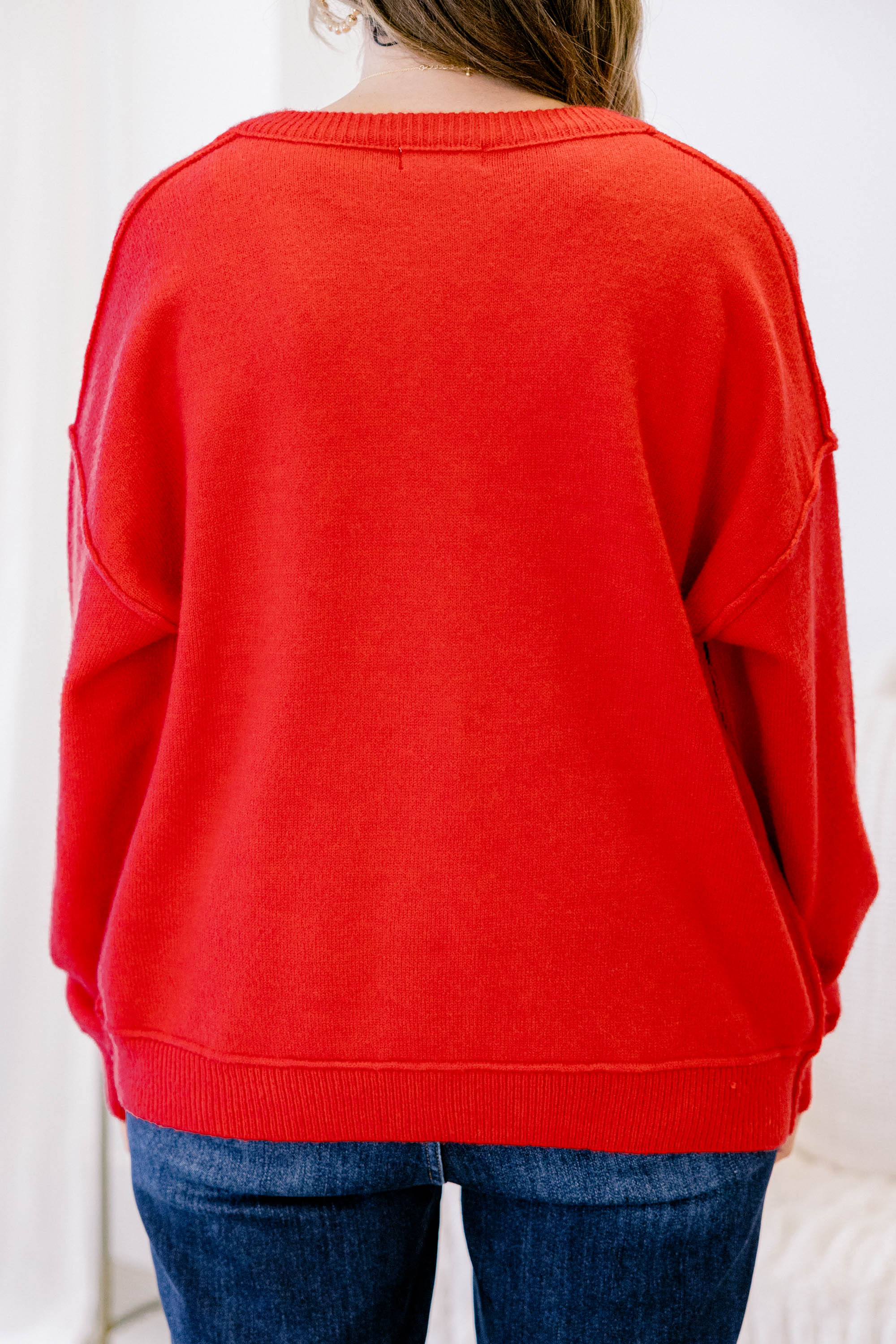 Out There Somewhere Cardigan, Red - Giverhouse