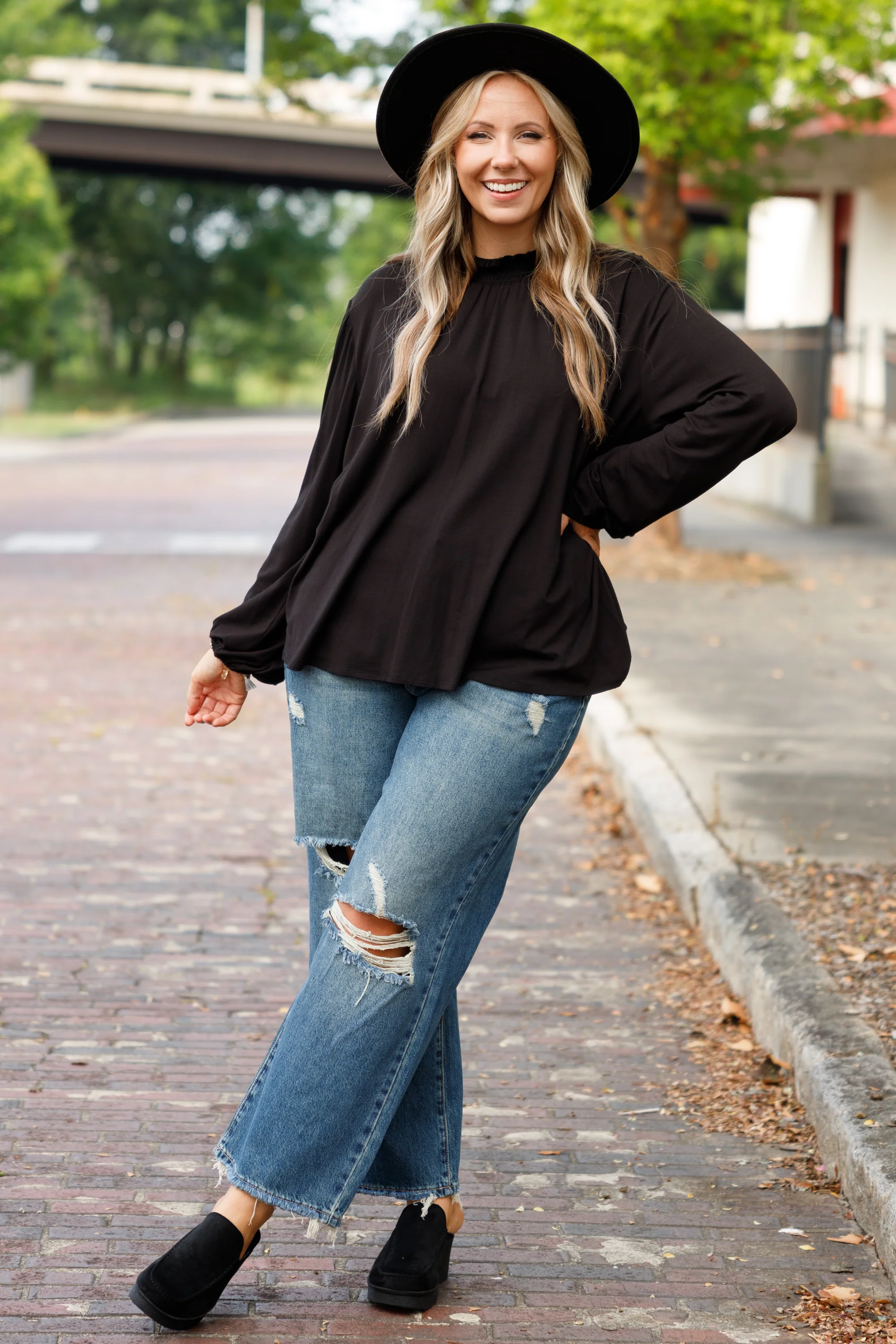 Laughter Is The Best Medicine Jeans, Dark Wash - Giverhouse