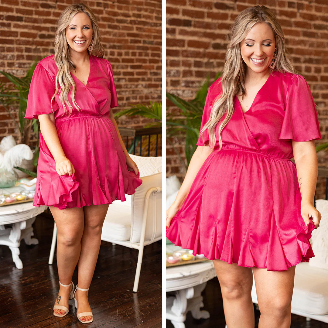 My Precious One Dress, Fuchsia - Giverhouse