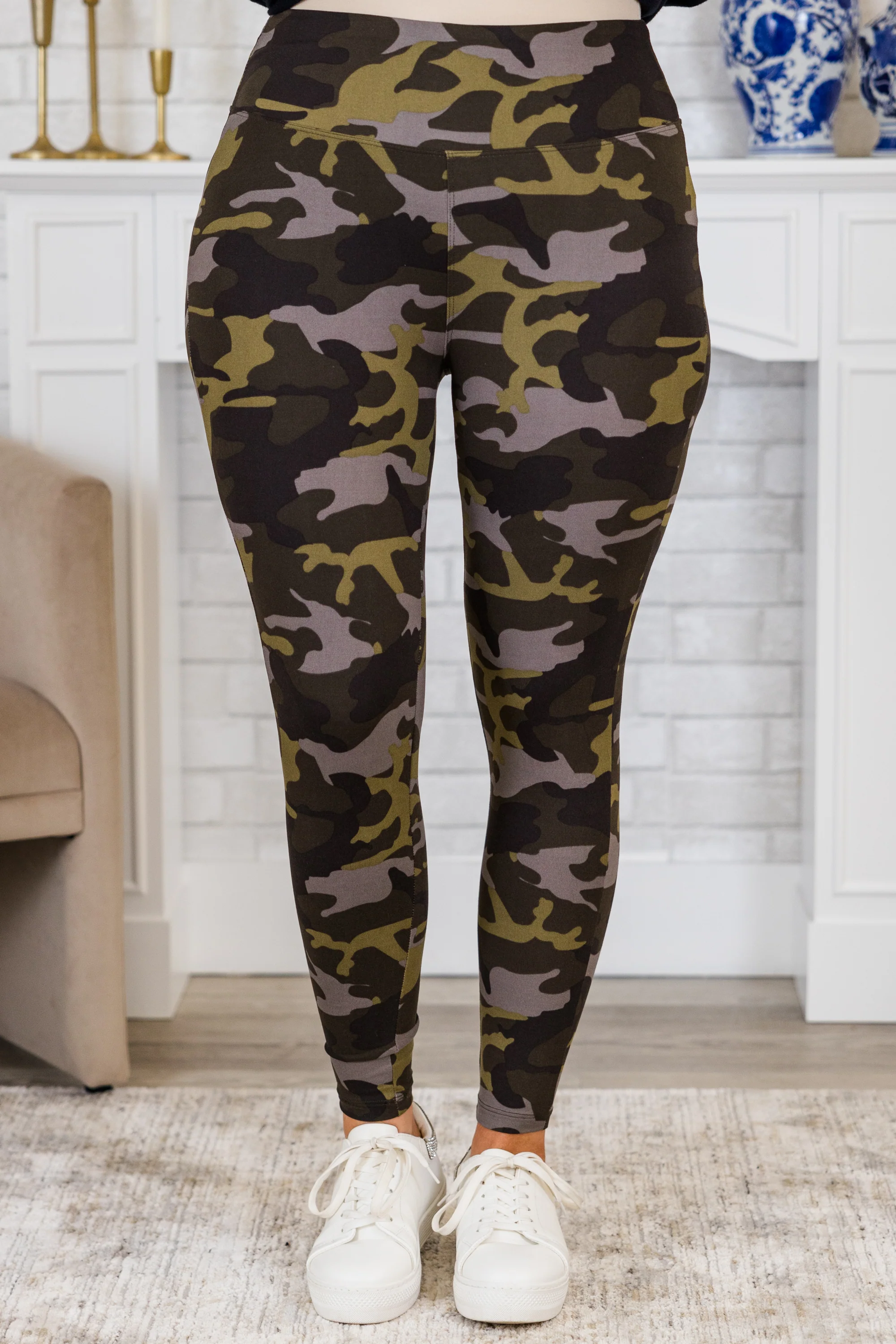 Wild Blend Leggings, Camo - Giverhouse