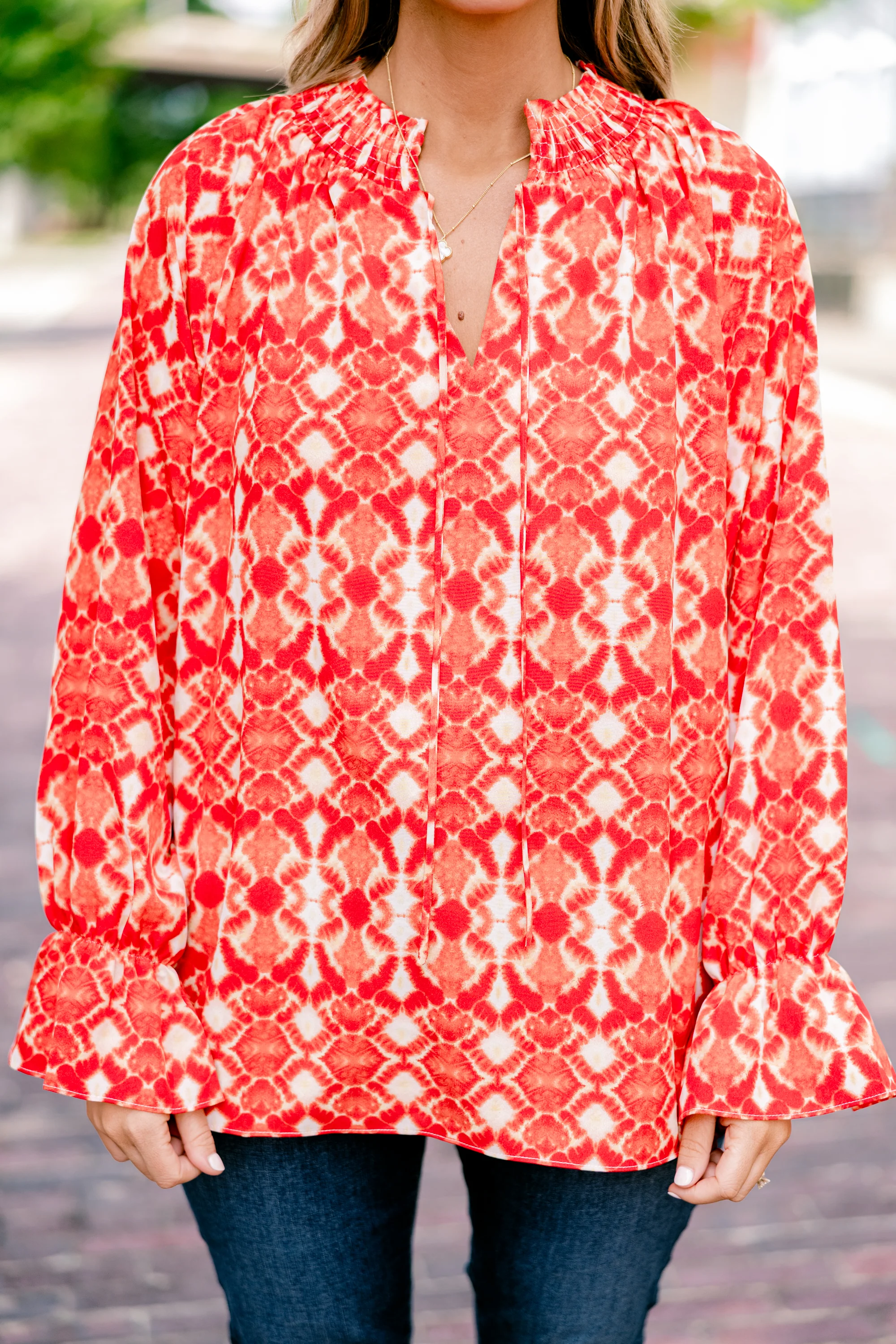 Finding The Courage Top, Rust - Giverhouse