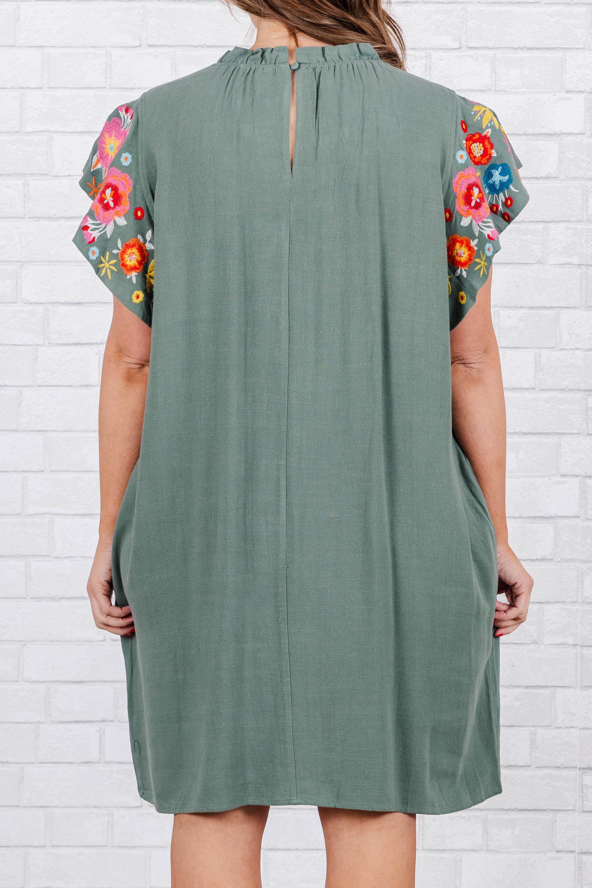 Radiant Glow Dress, Sage - Giverhouse