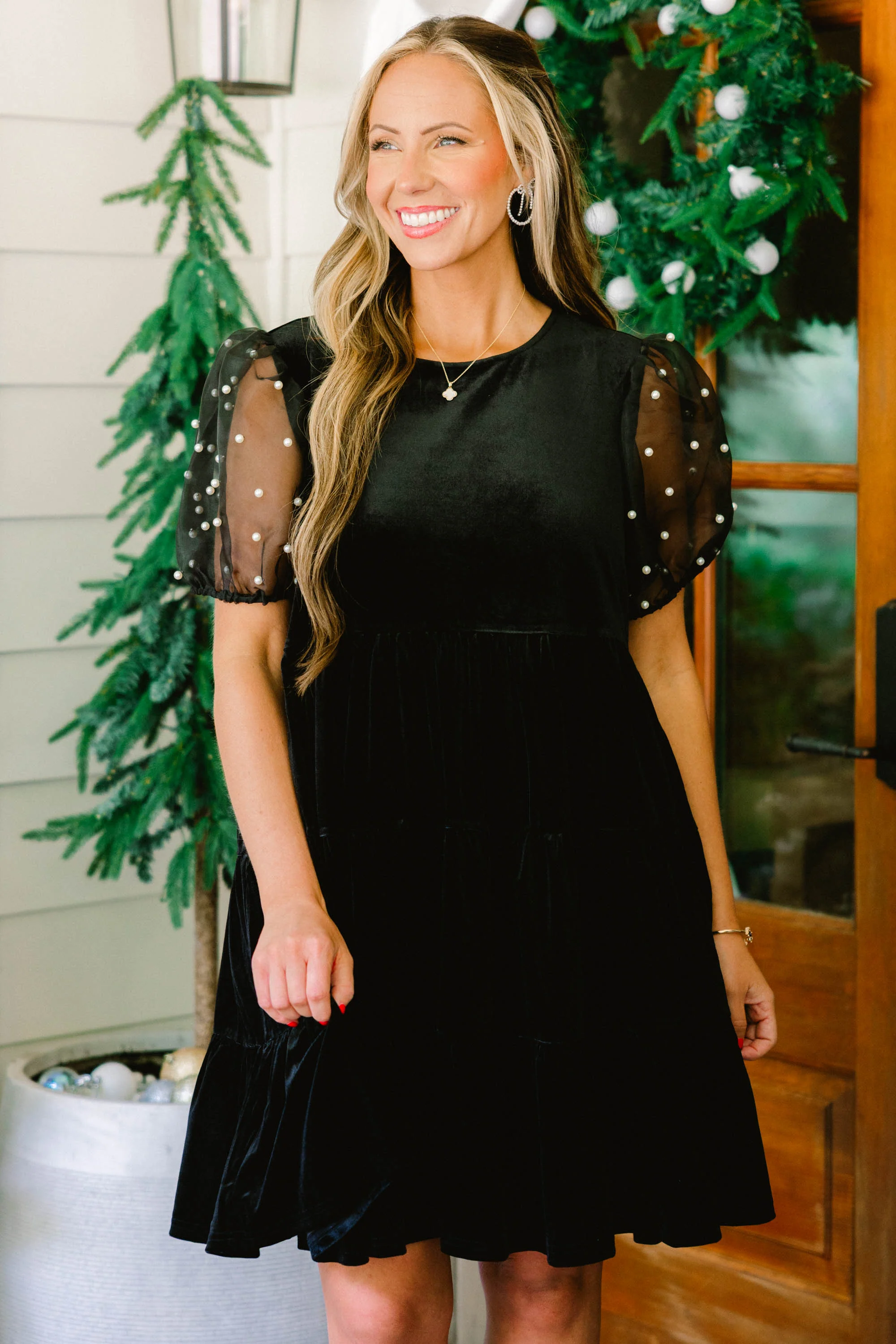 Staying True Dress, Black - Giverhouse