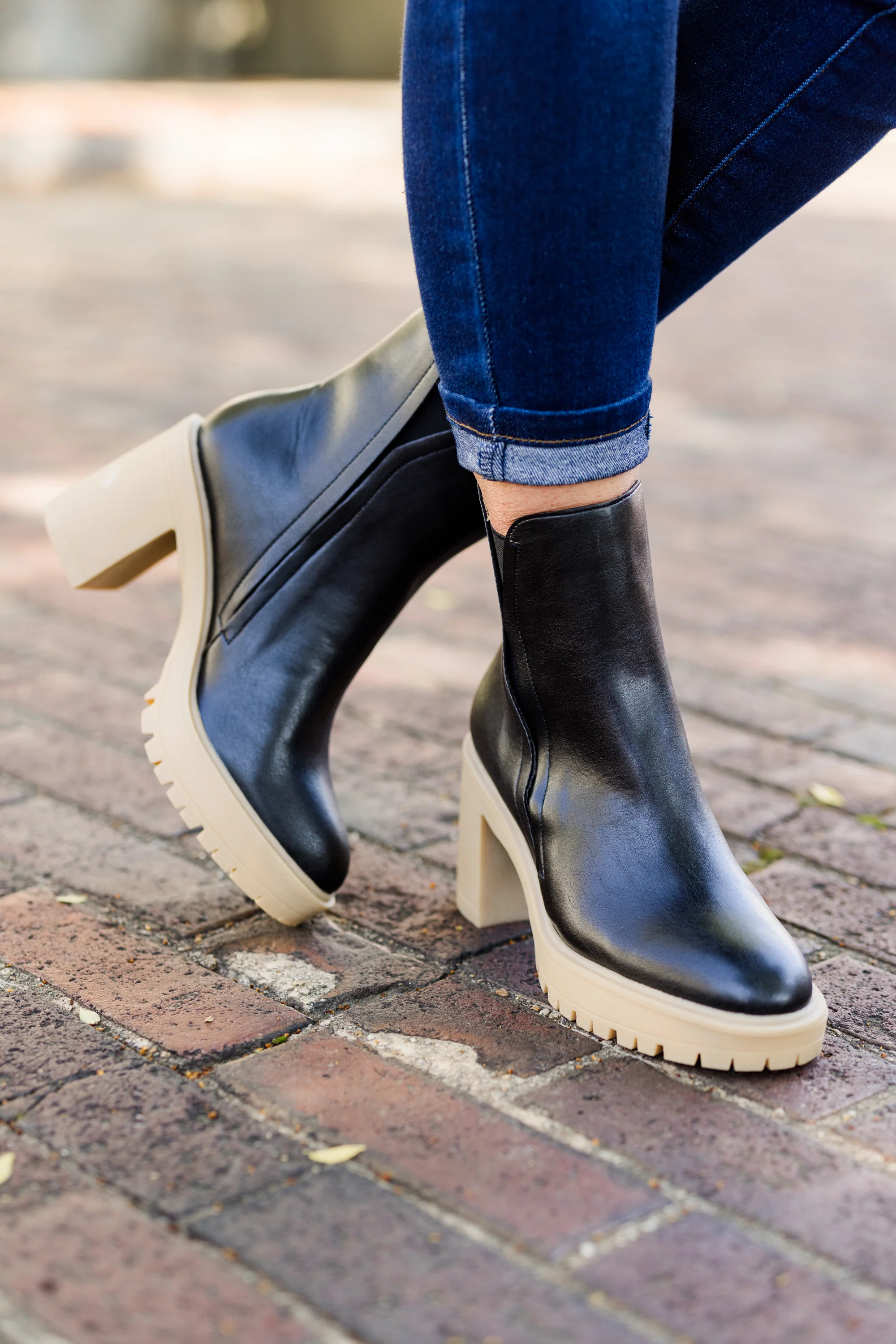 Go My Own Way Booties, Black - Giverhouse