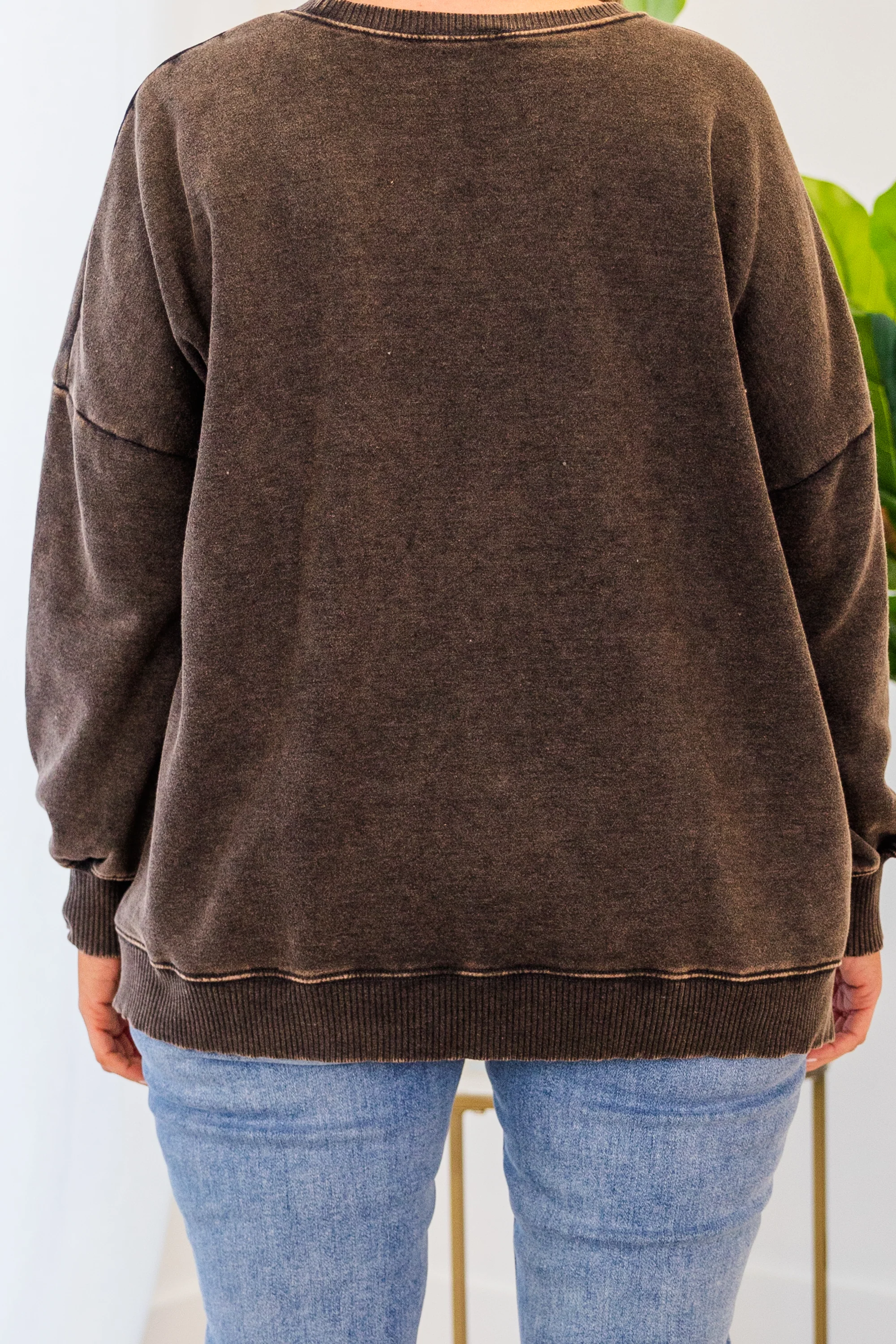Comfy And Cozy Pullover, Ash Black - Giverhouse