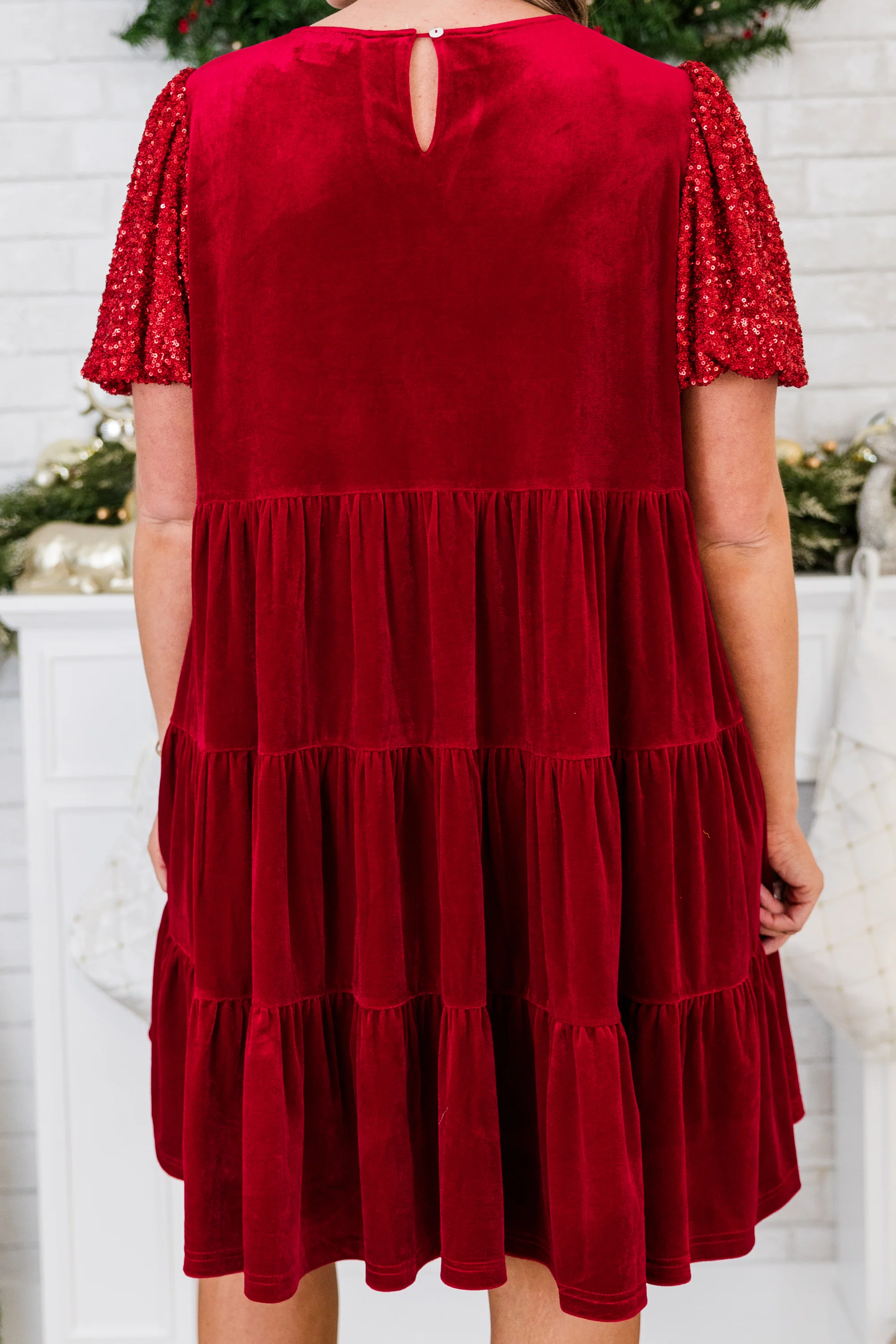 Eclipse Beauty Dress, Red - Giverhouse