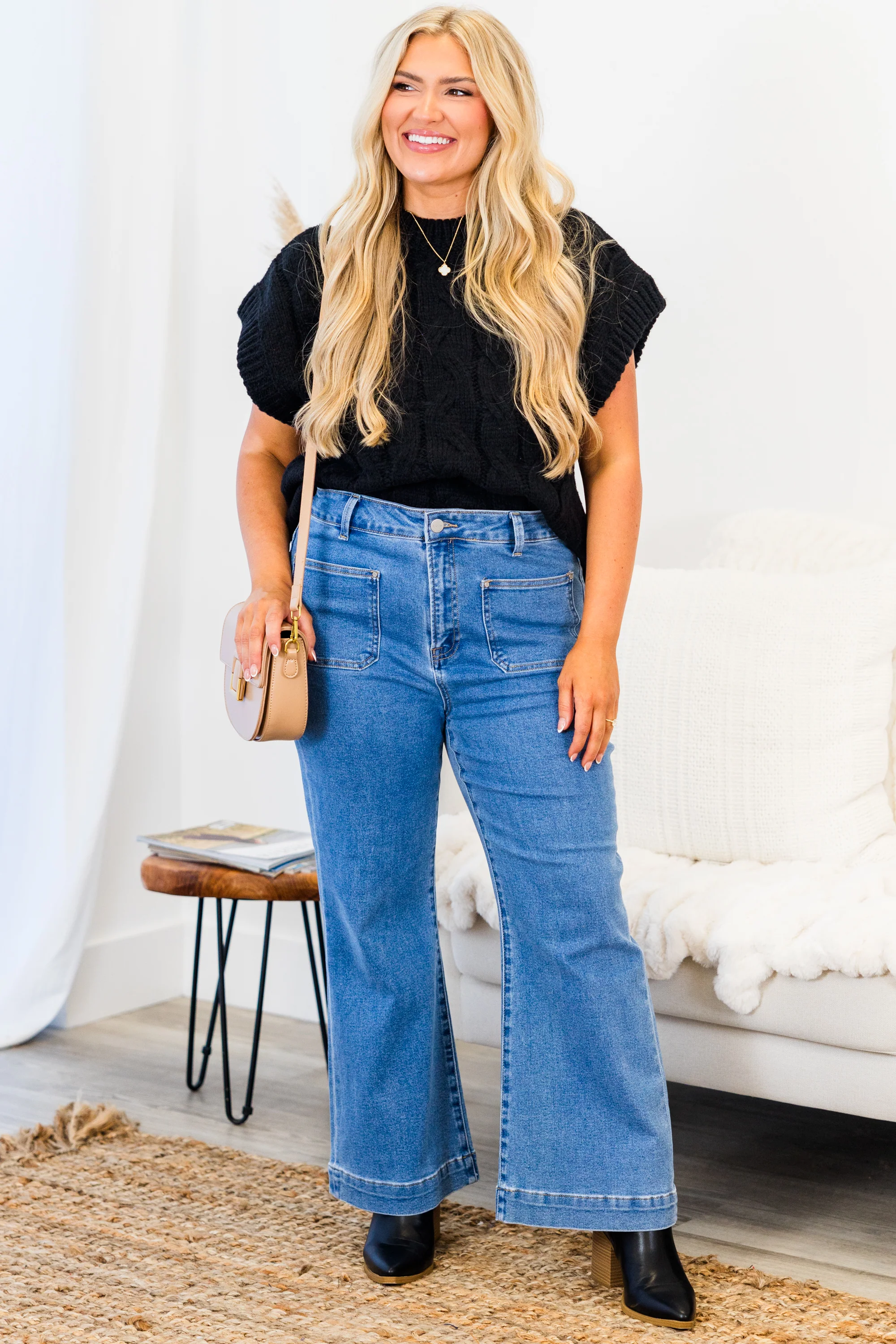 Cooling Down Sweater, Black - Giverhouse