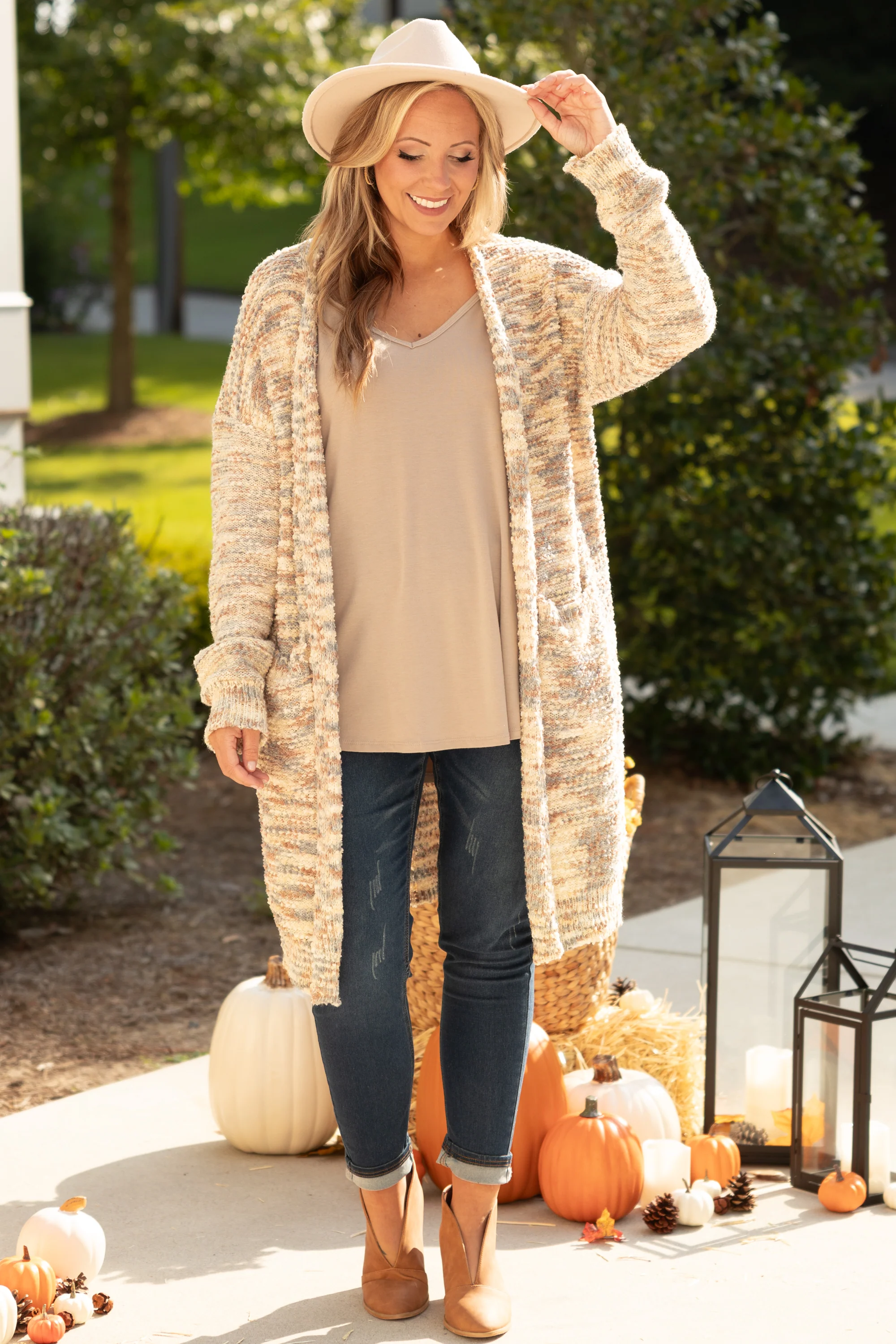 These Arms Of Mine Cardigan, Grey - Giverhouse