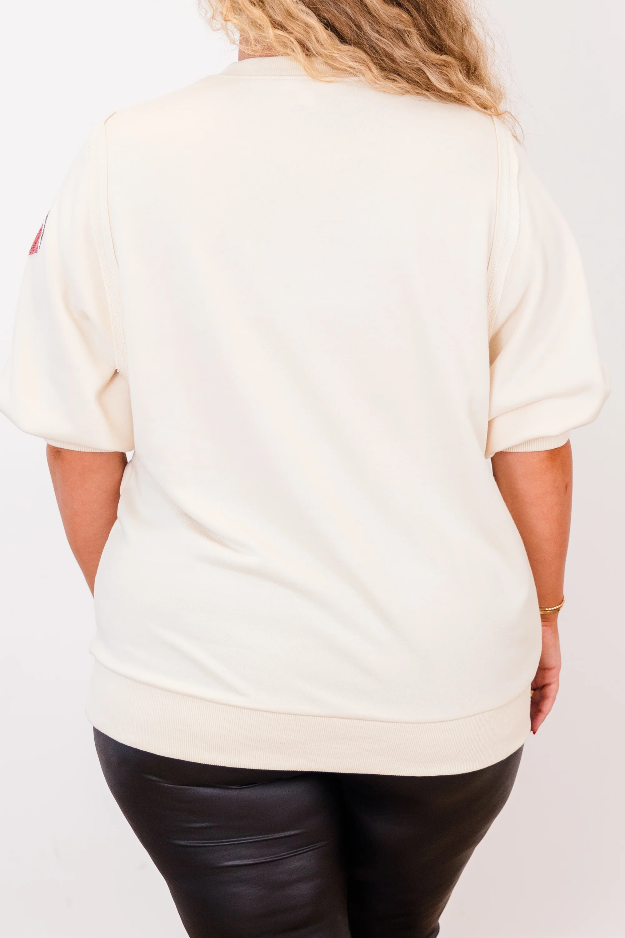 Touchdown Sparkle Top, Ivory - Giverhouse