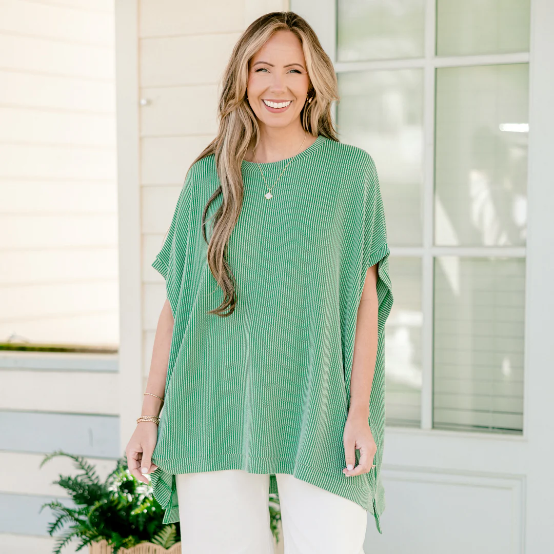 All About Knits Top, Green - Giverhouse