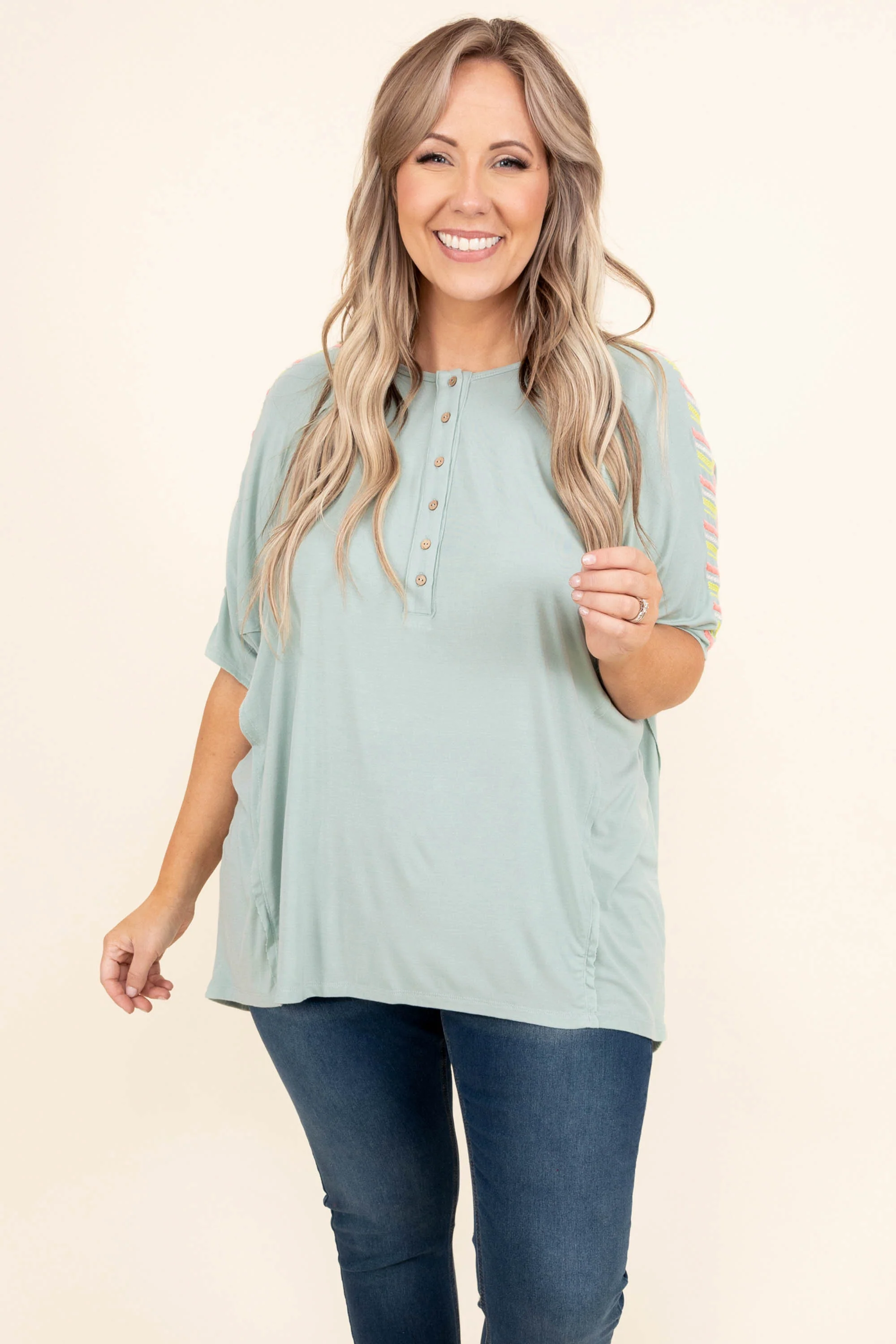 Imaginably Sweet Top, Mint - Giverhouse