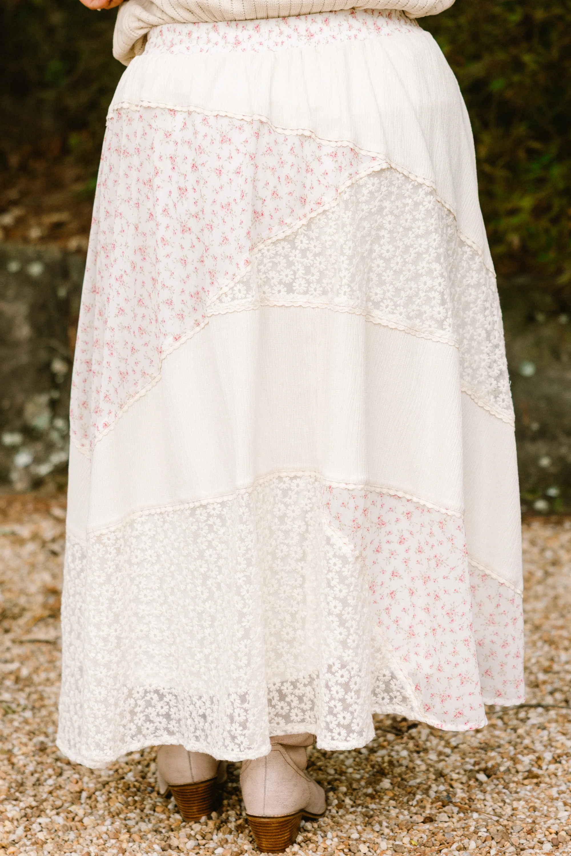 Light Of My Life Skirt, Cream - Giverhouse