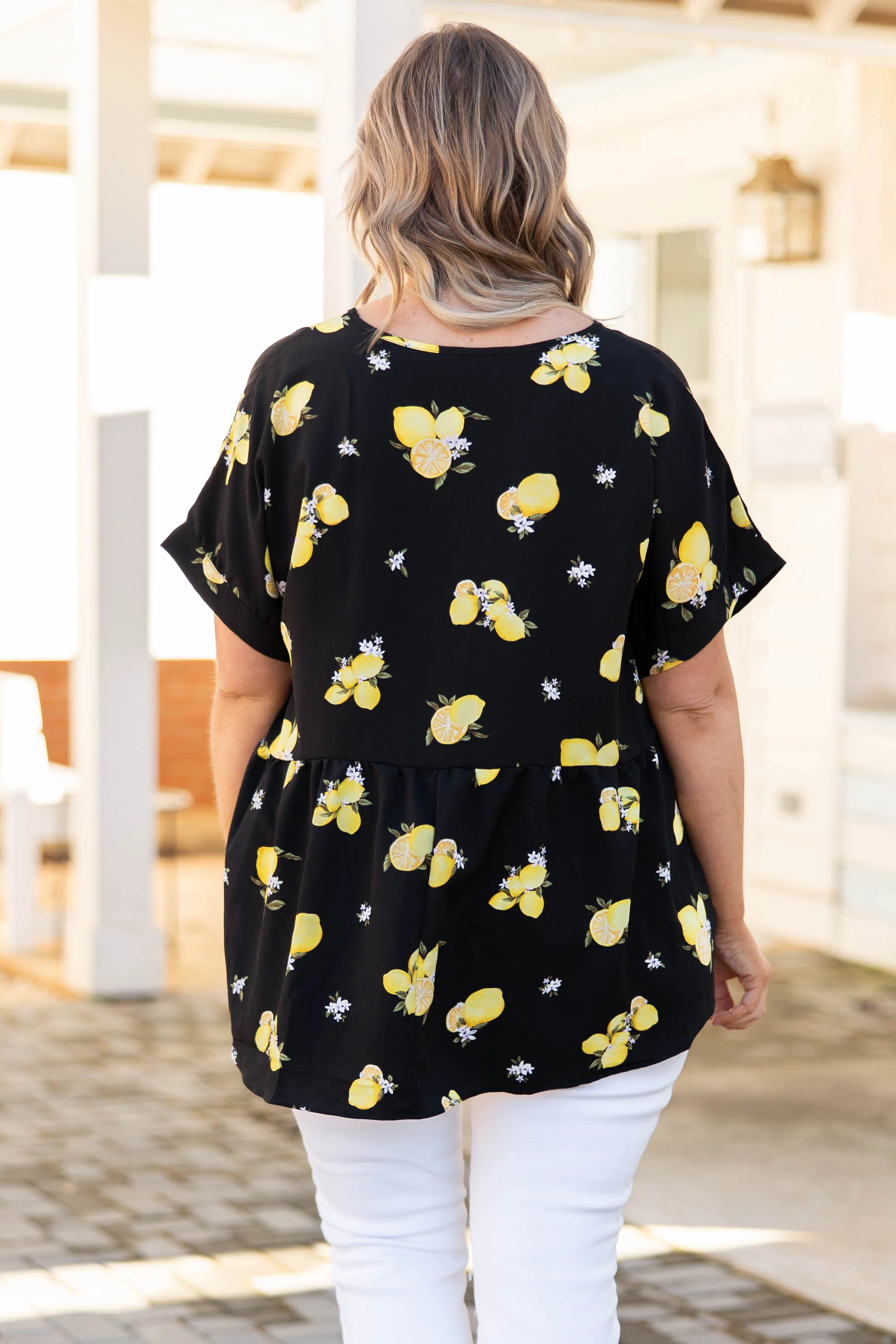 Squeeze On By Top, Black - Giverhouse