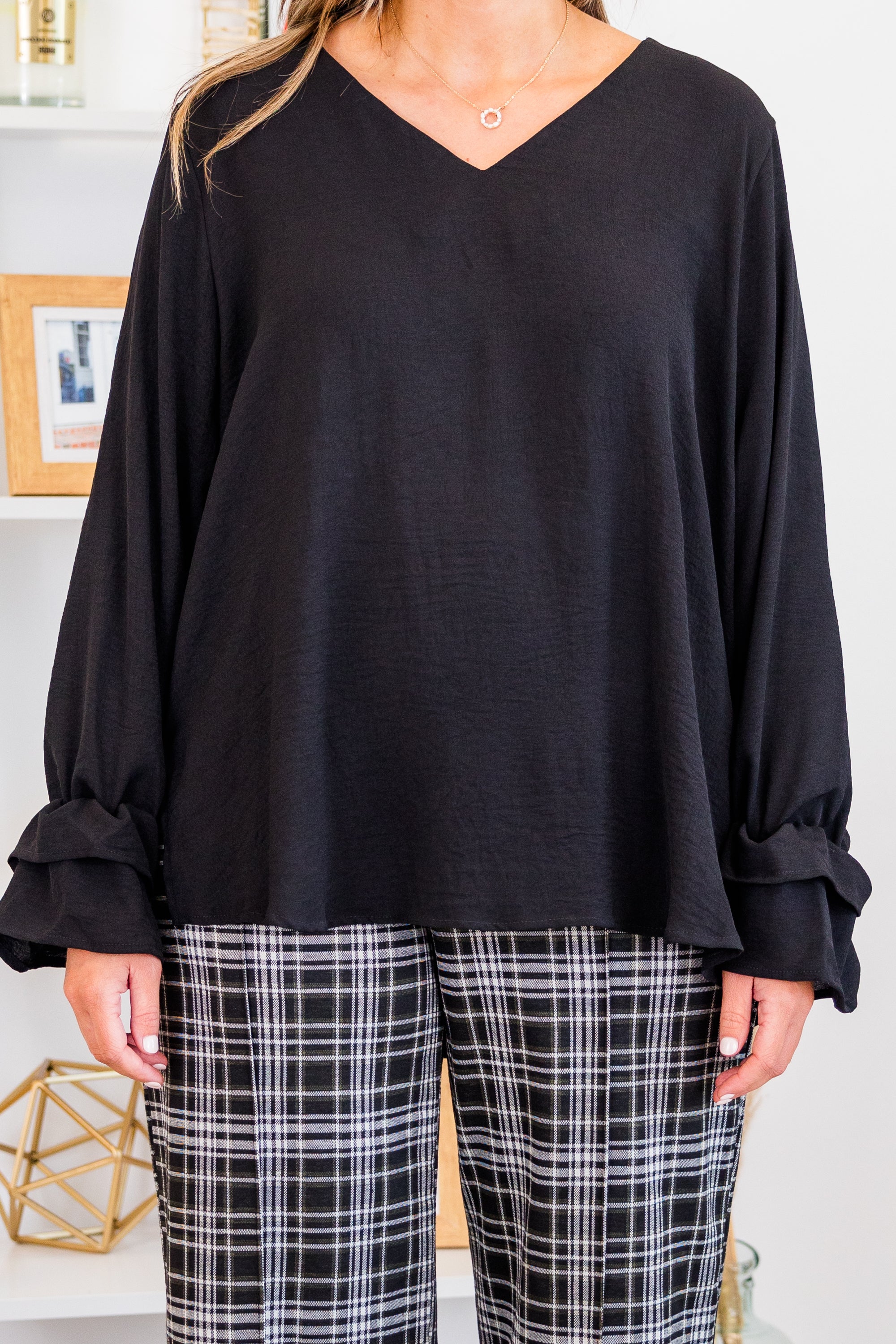 Blushing Babe Top, Black - Giverhouse