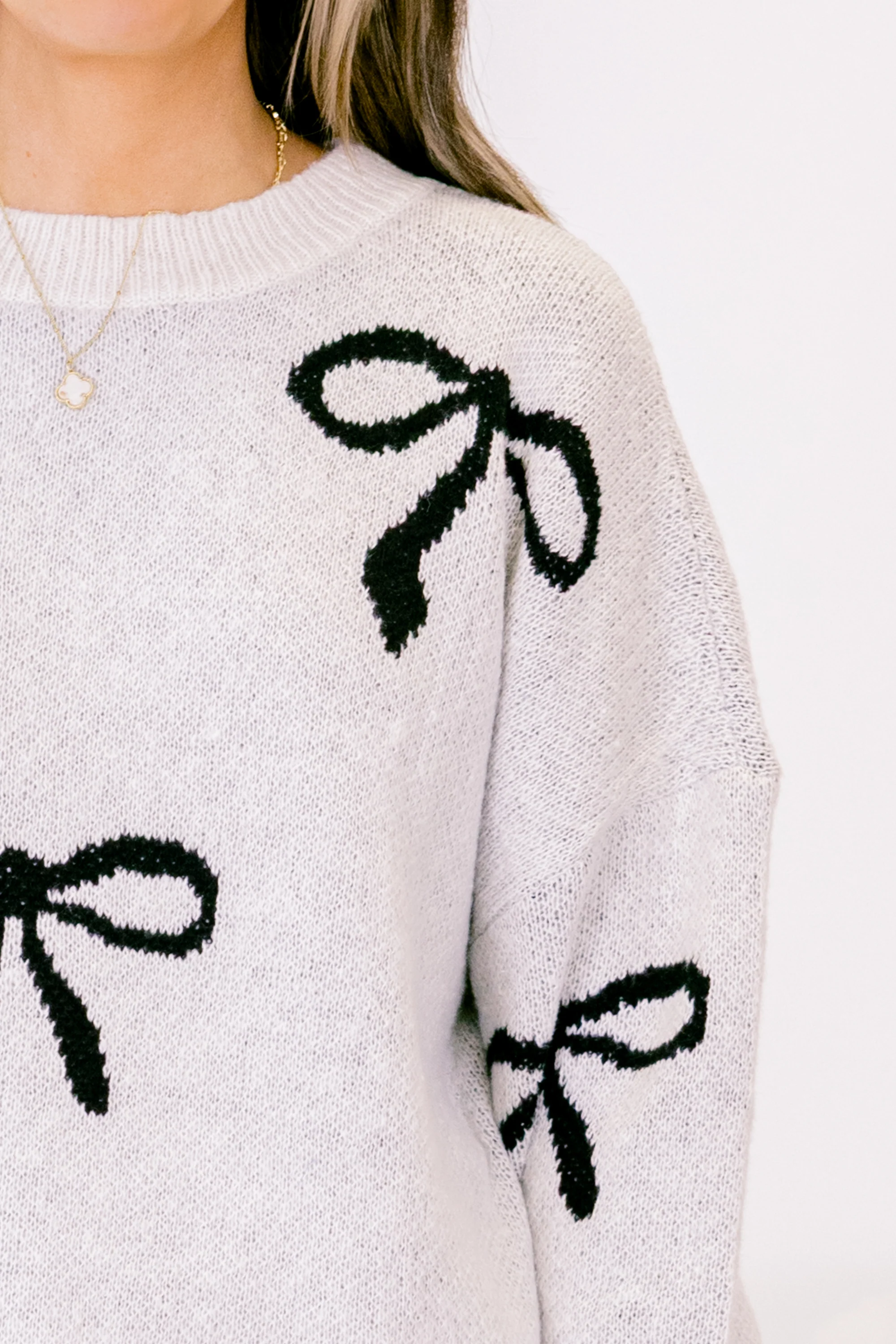 Staying Up To Date Sweater, Gray - Giverhouse