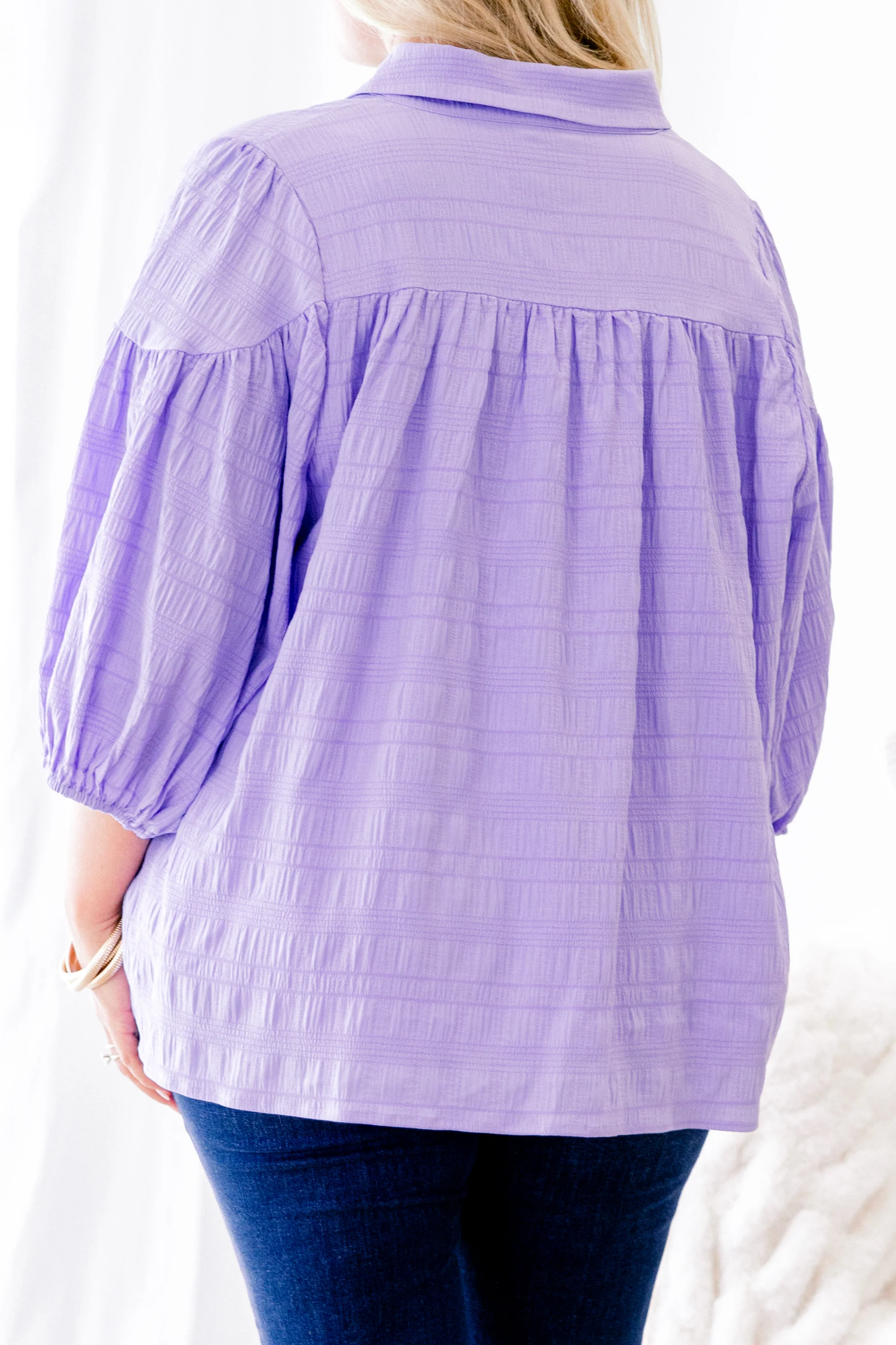 Love Is All Around Blouse, Purple - Giverhouse