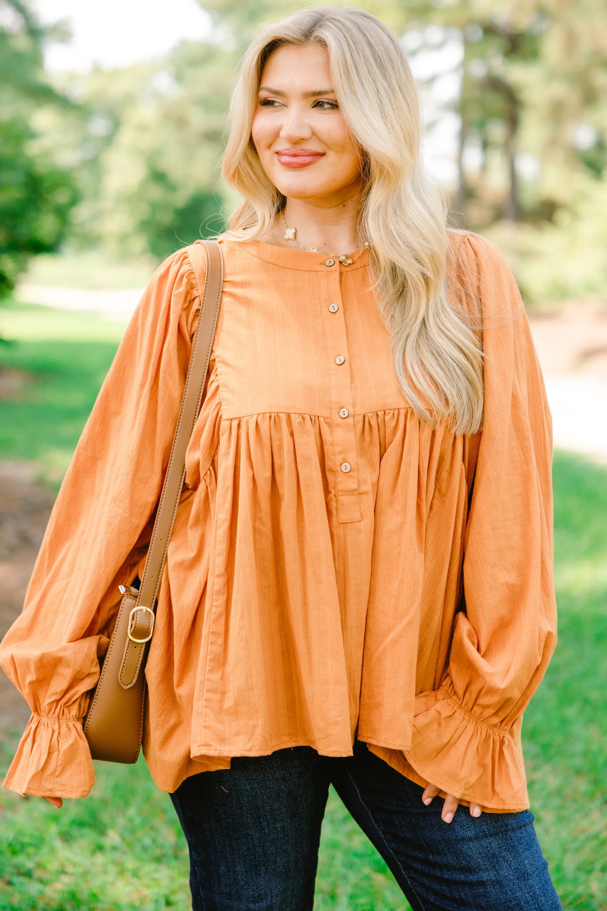 The Sweetest Sound Tunic, Orange - Giverhouse