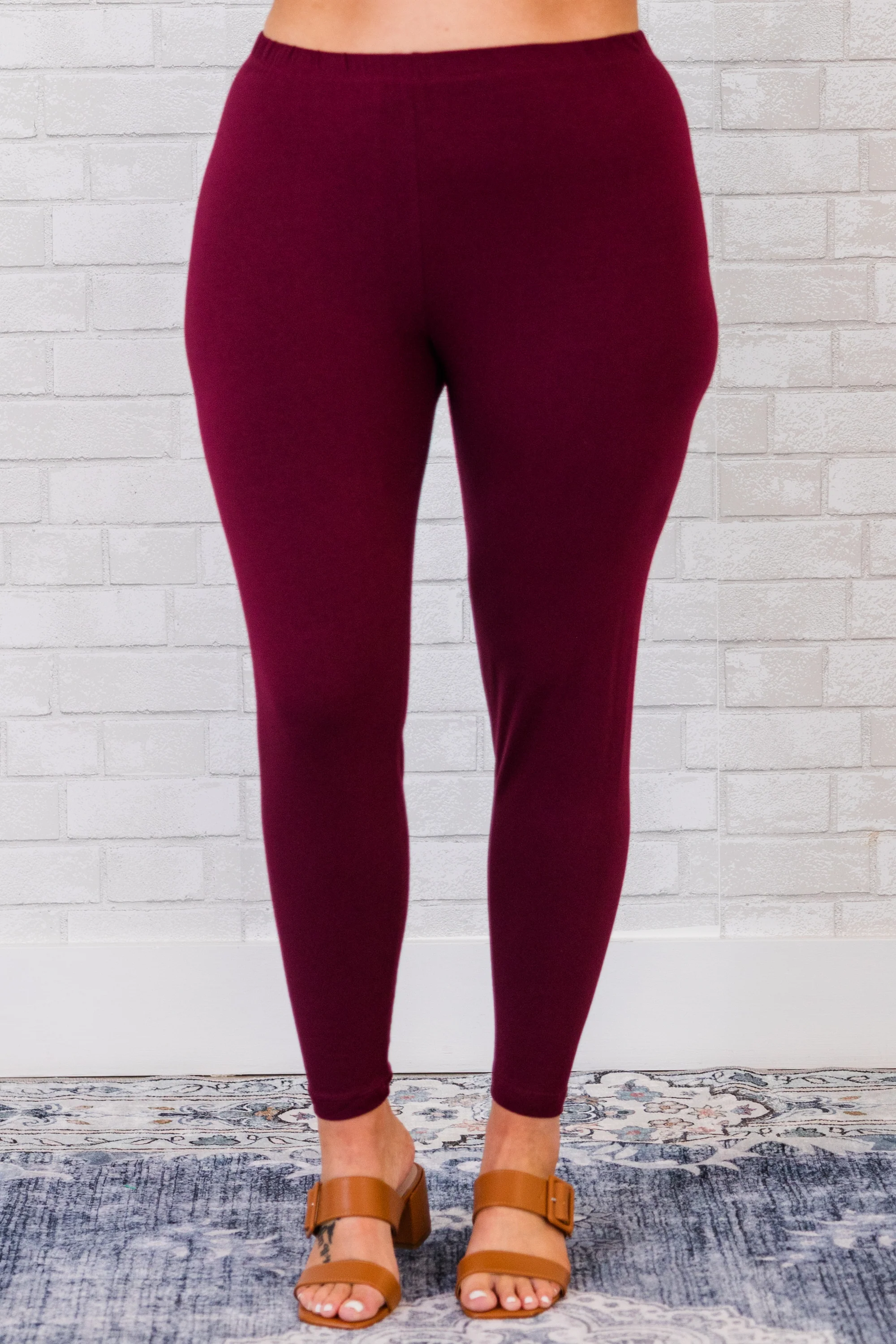 To Be True Leggings, Dark Plum - Giverhouse