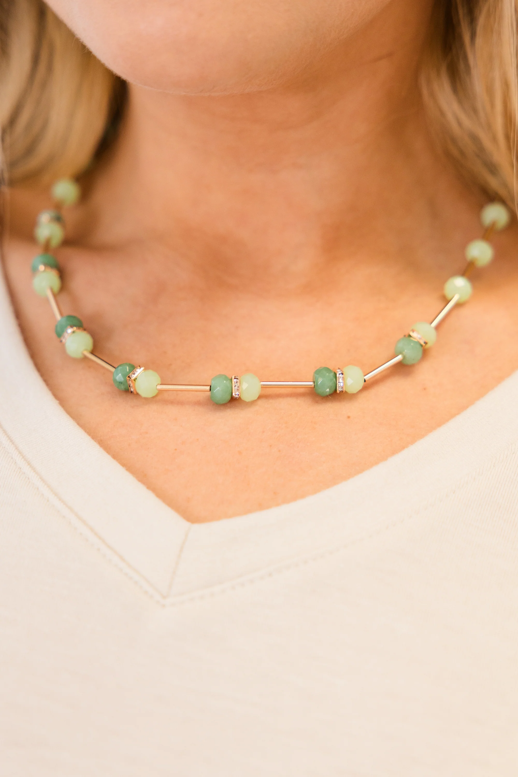 Day After Tomorrow Necklace, Mint - Giverhouse