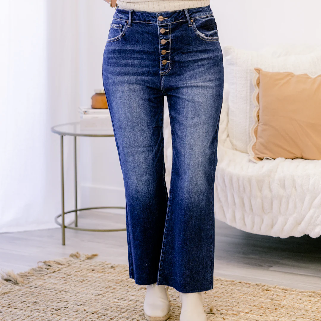 So Much To Say Jeans, Dark Wash - Giverhouse