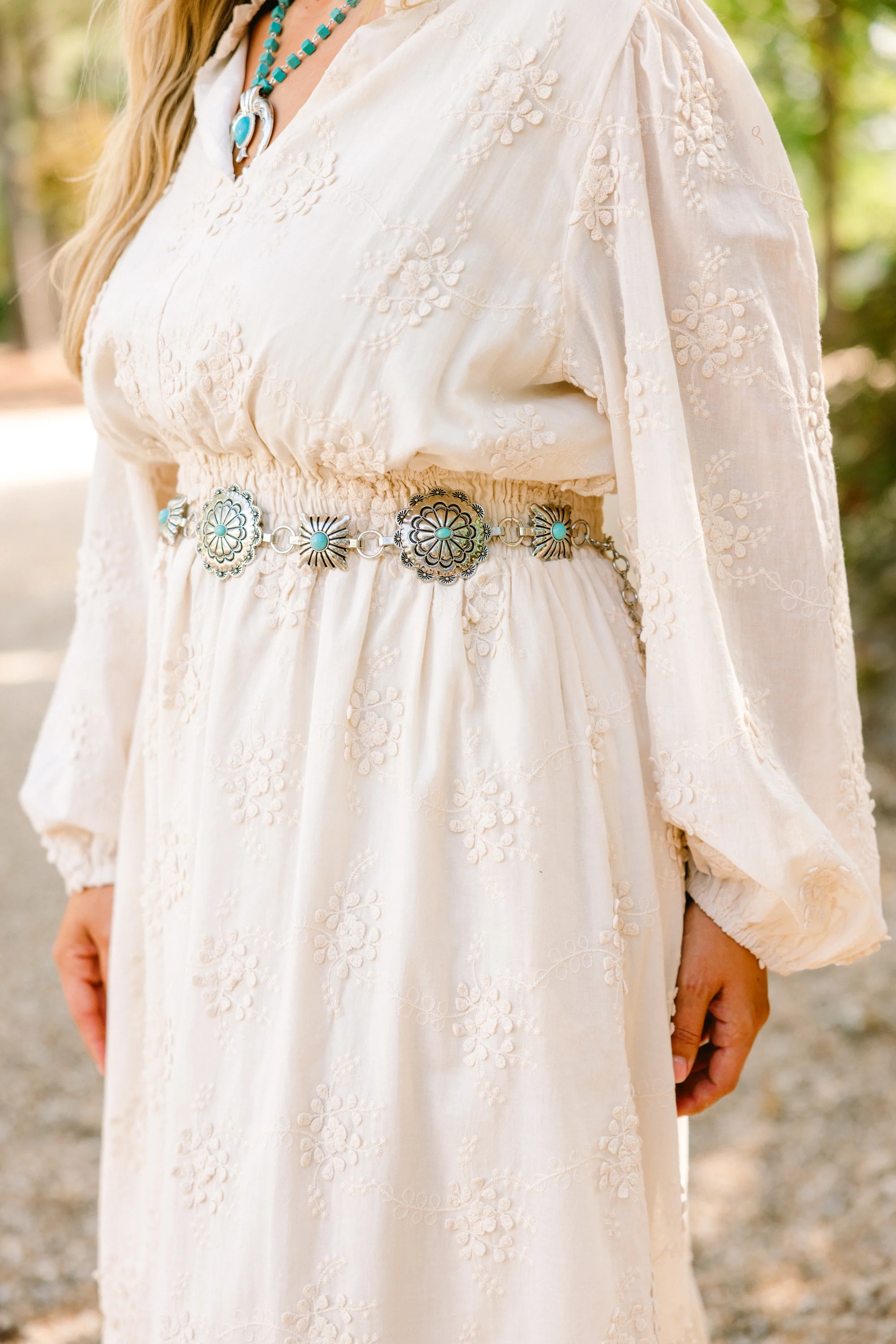 Sunset Saddle Belt, Silver - Giverhouse