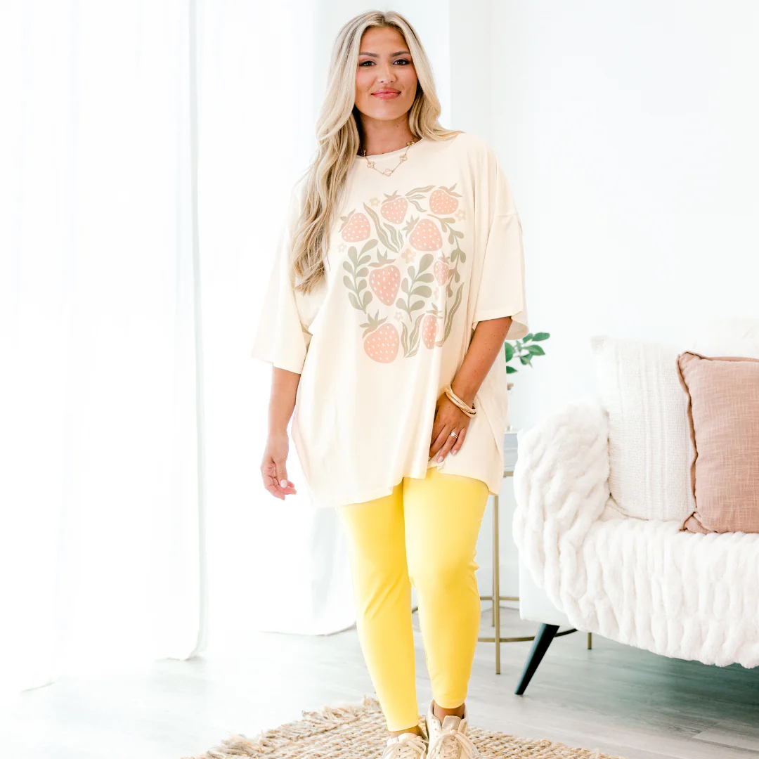 Outrun Outlast Leggings, Yellow - Giverhouse