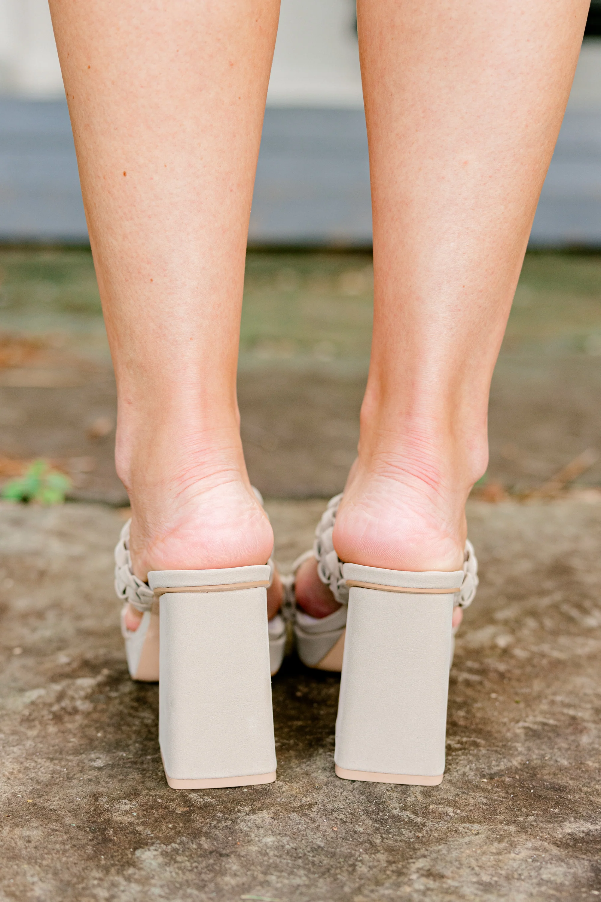 Minding My Own Heels, Taupe - Giverhouse