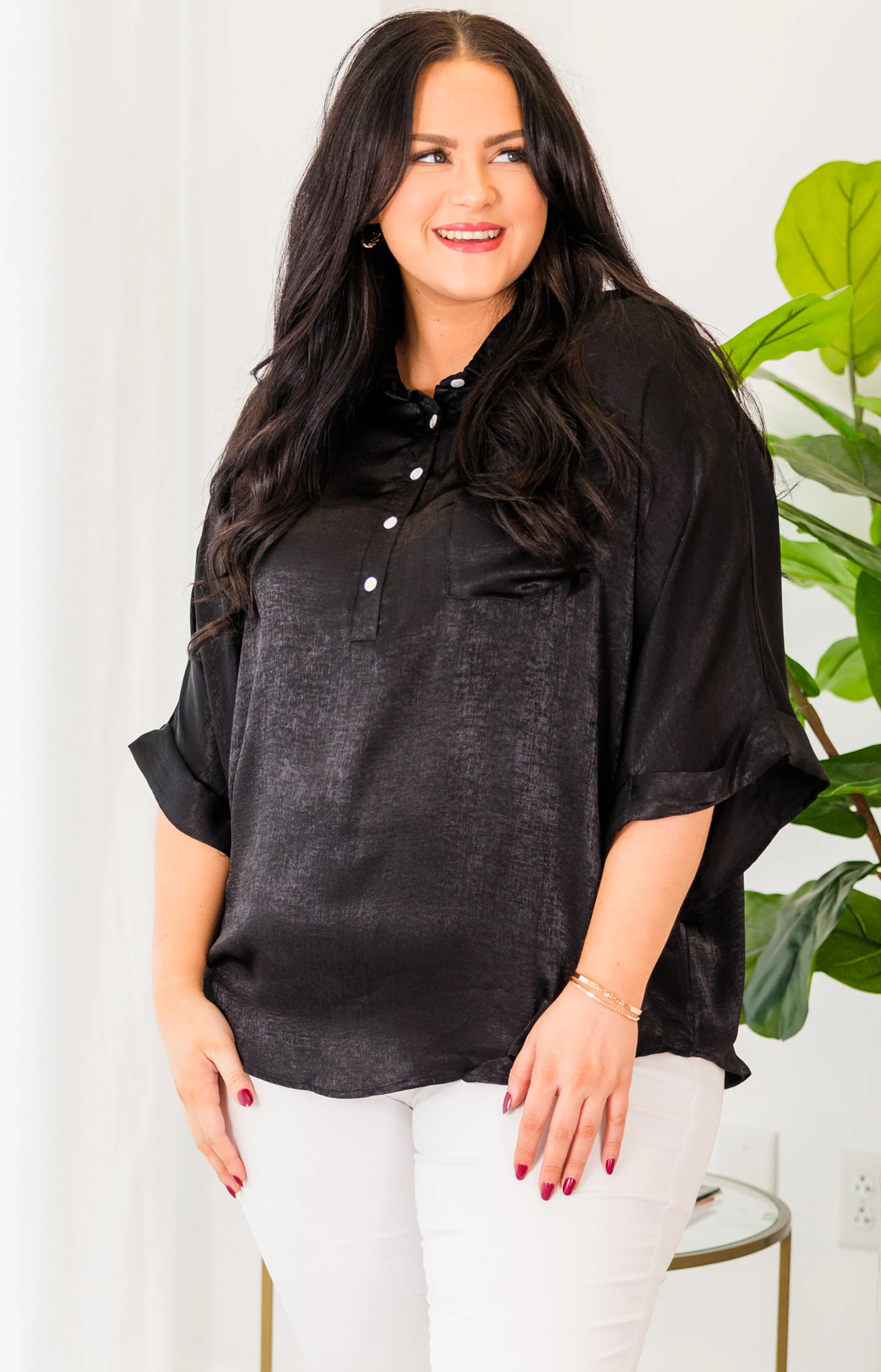 Whirlwind Weekend Top, Black - Giverhouse