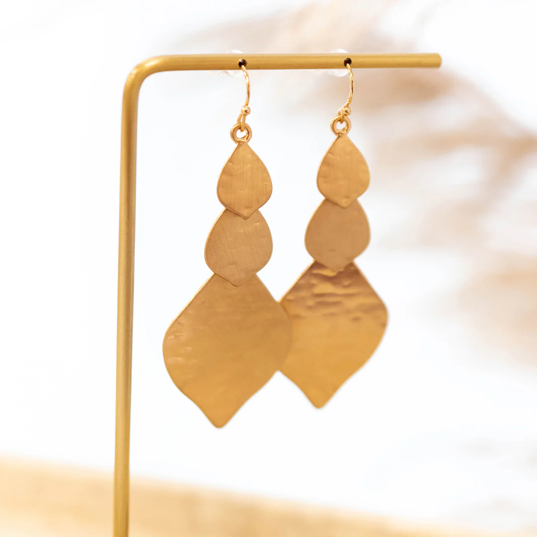 Light As A Feather Earrings, Gold - Giverhouse
