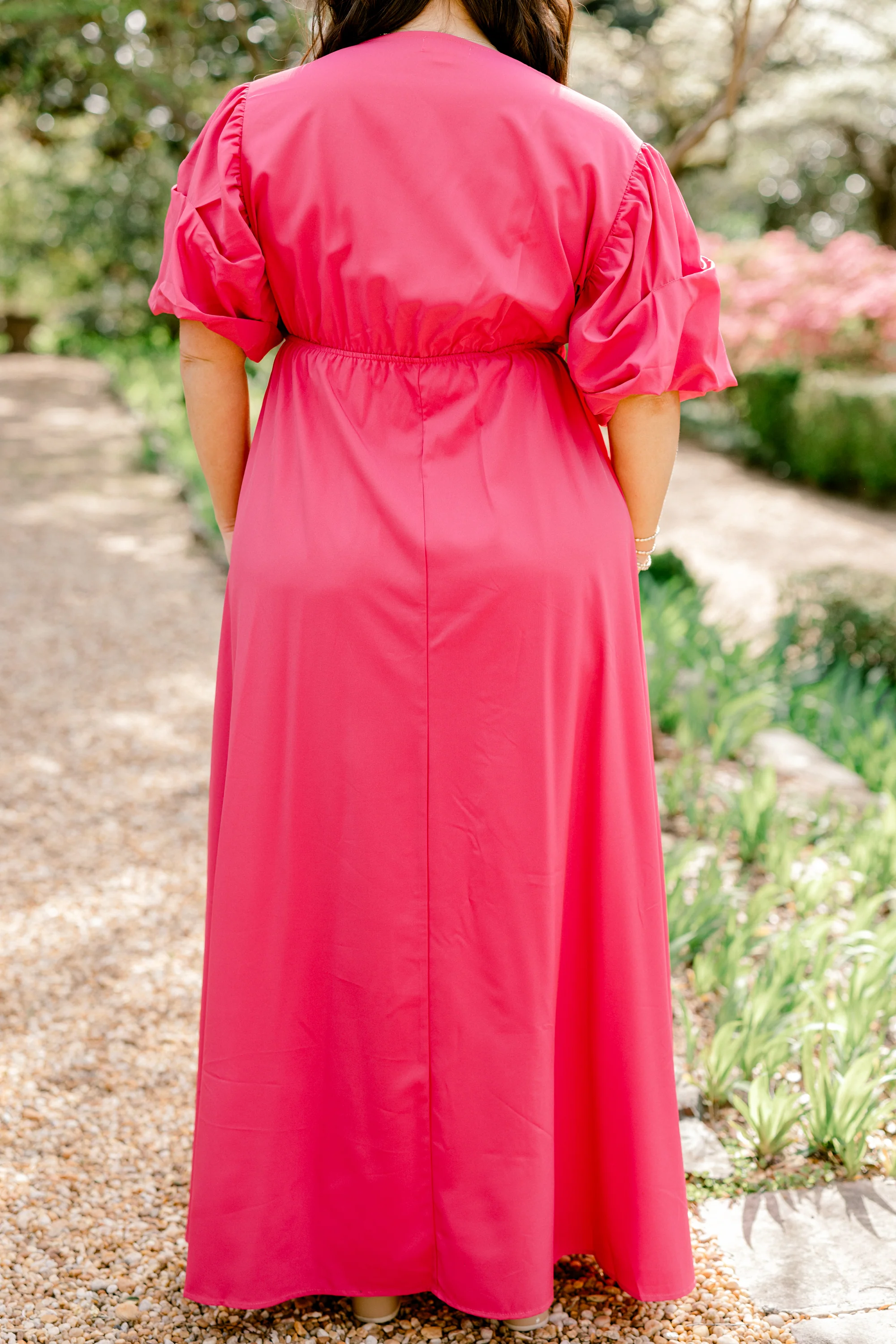 Looking At Me Maxi Dress, Fuchsia - Giverhouse
