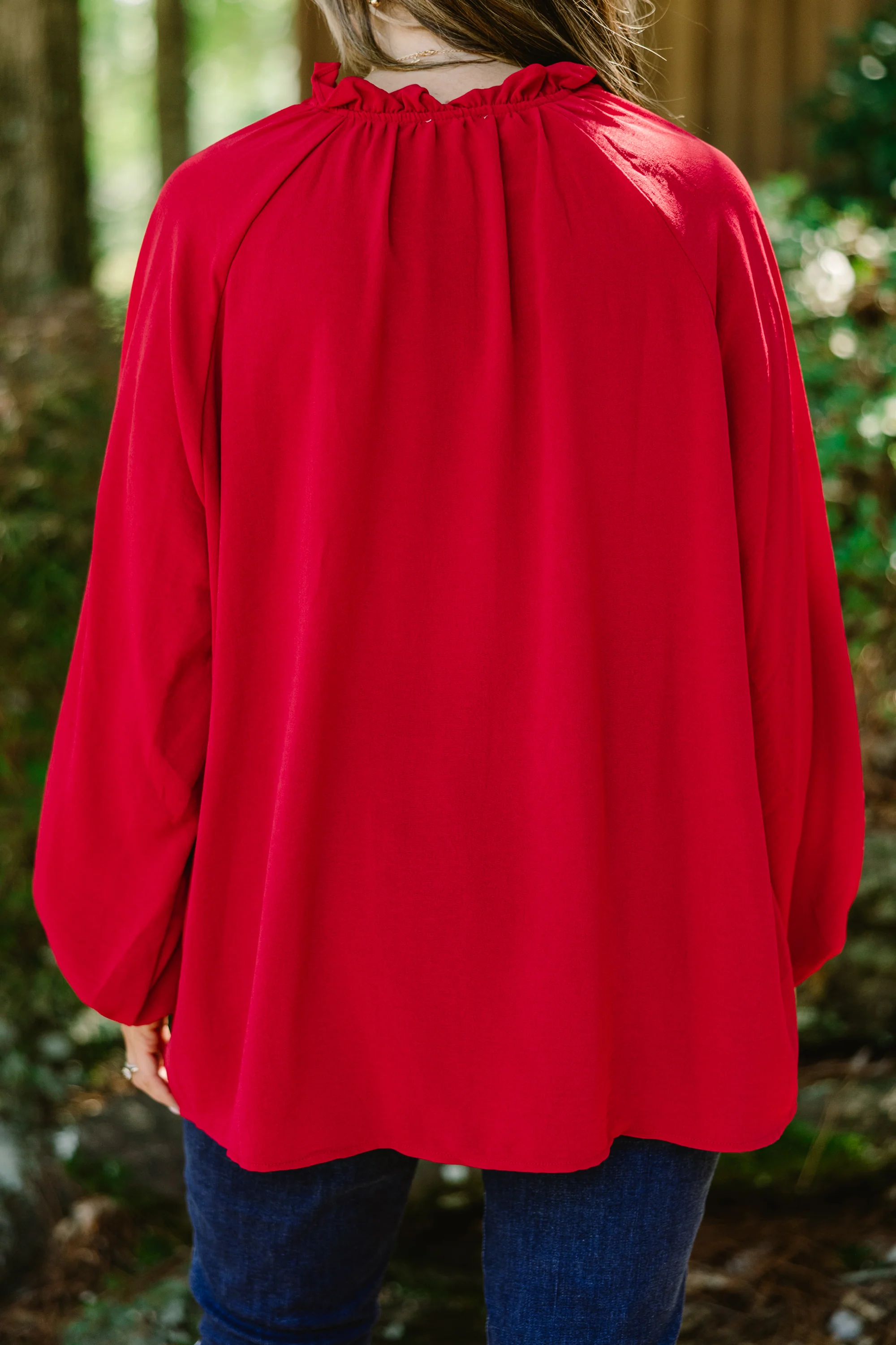 Pour Into Yourself Top, Red - Giverhouse