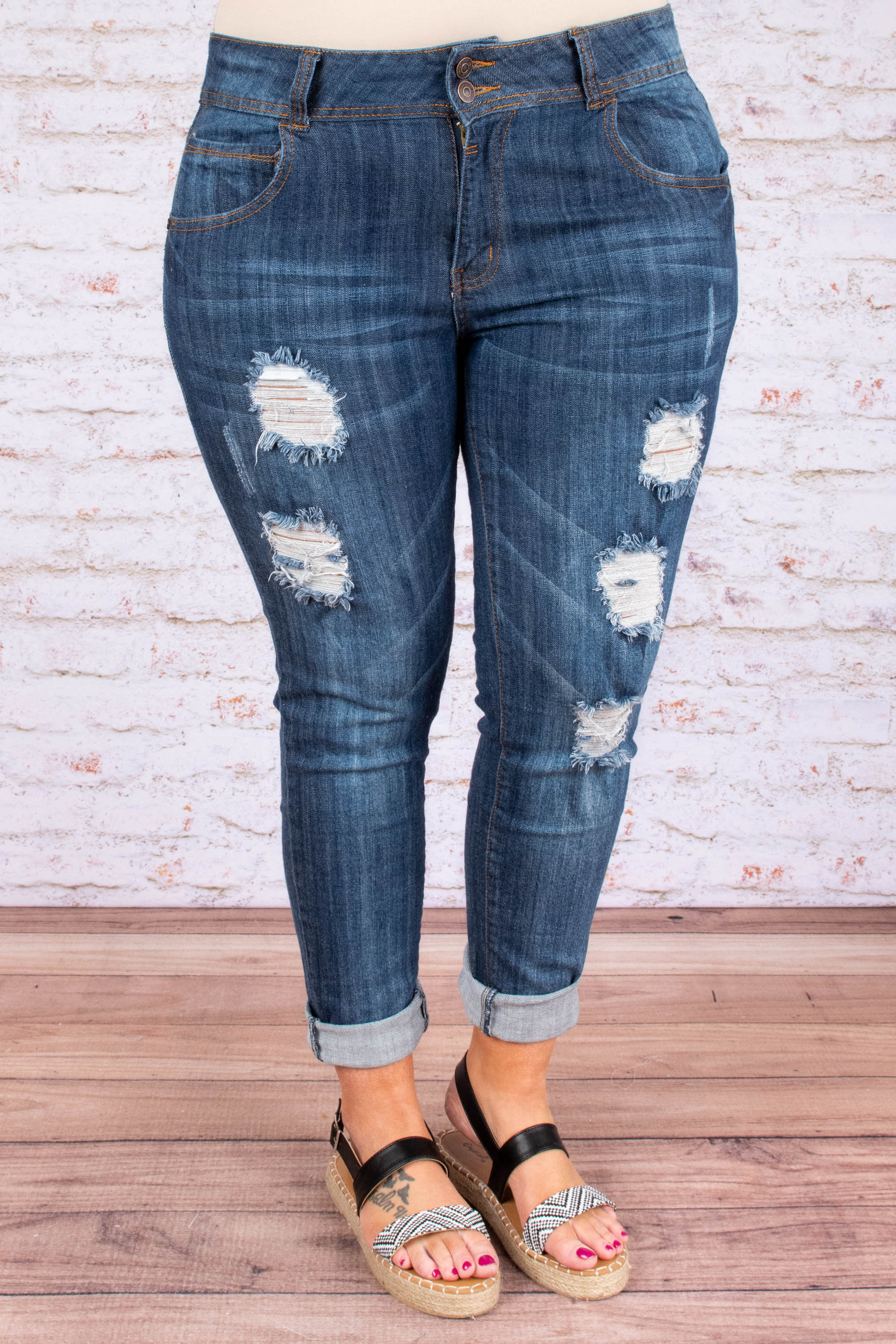 Don't Know How To Act Jeans, Blue - Giverhouse