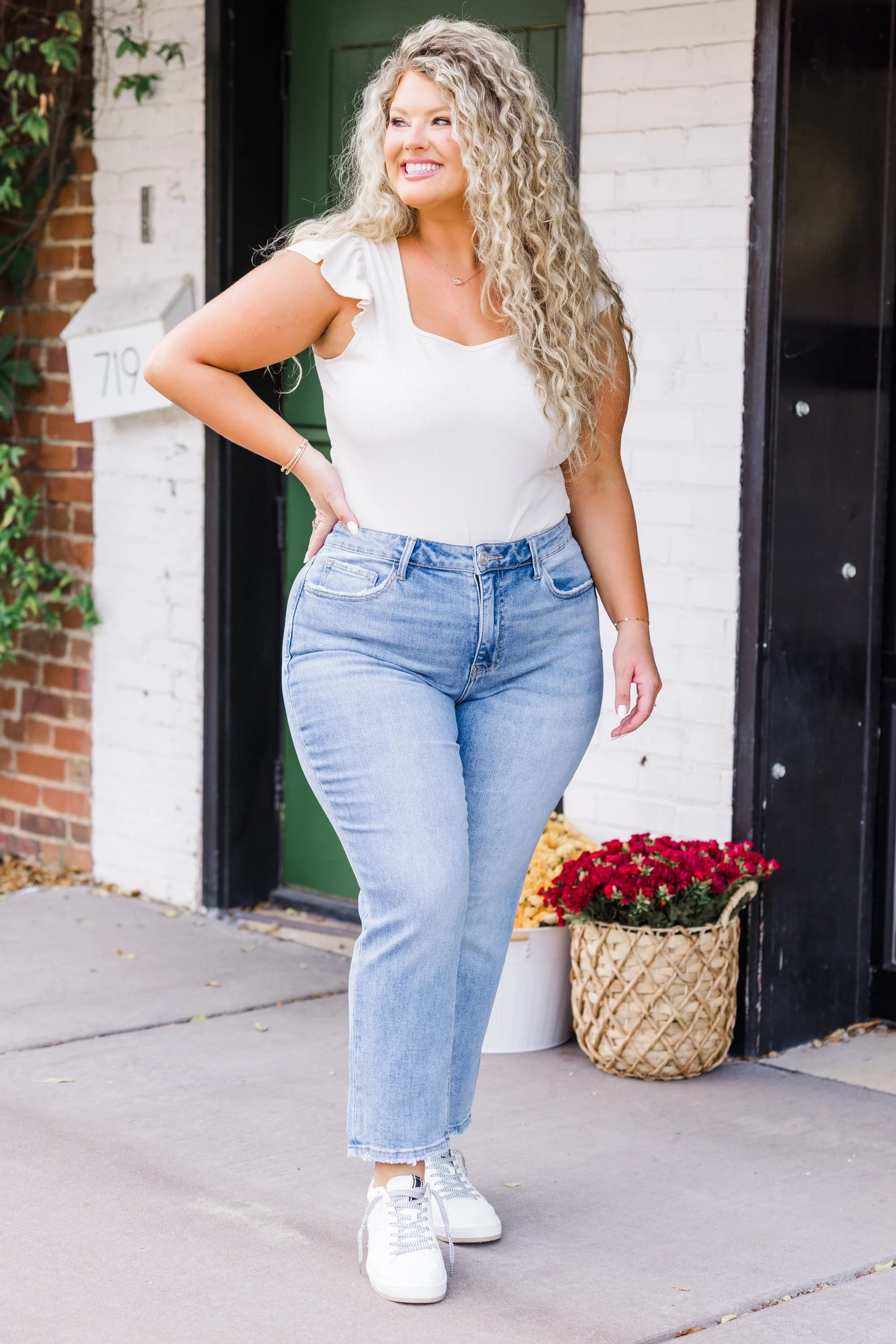 Hazy Days Jeans, Light Wash - Giverhouse