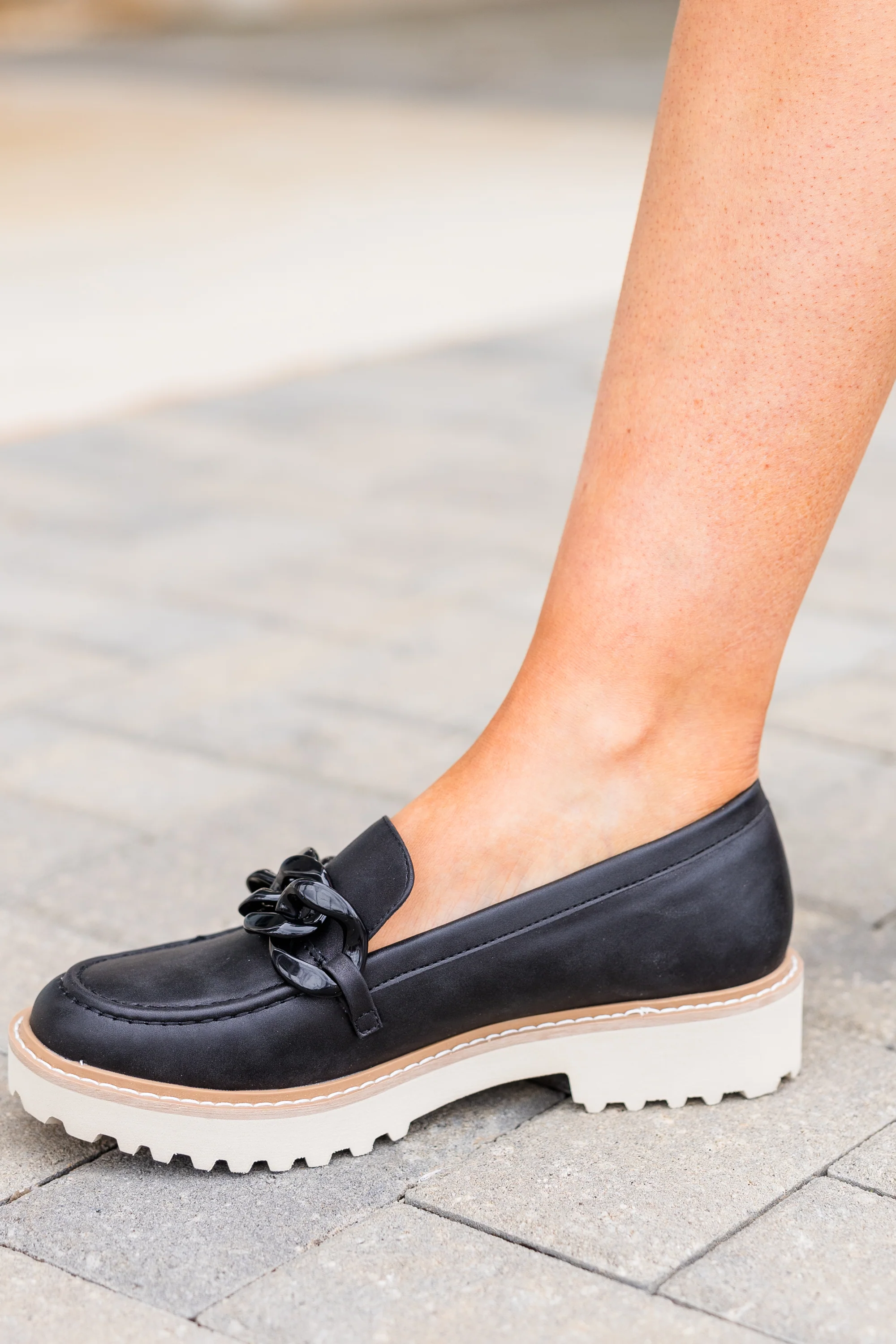 Working Woman Loafers, Black - Giverhouse