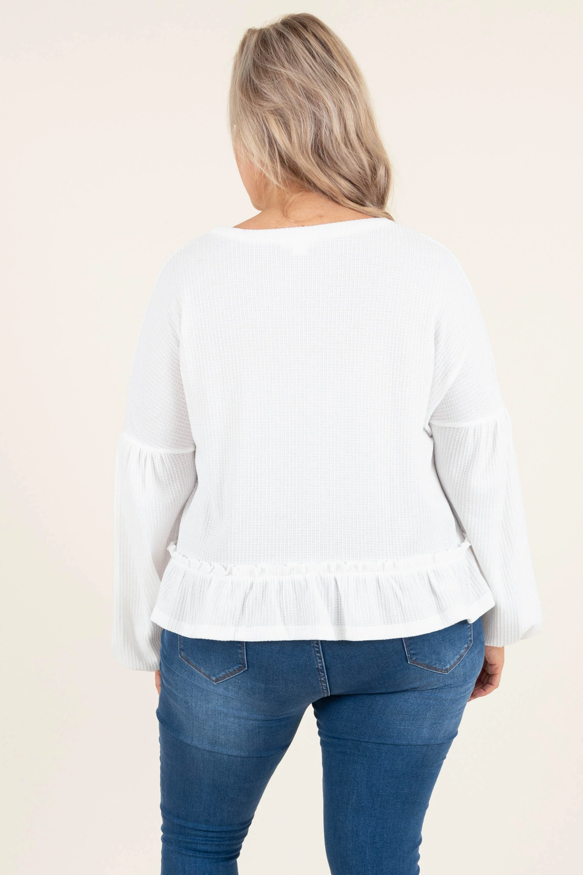 Clever Ways Top, Ivory - Giverhouse