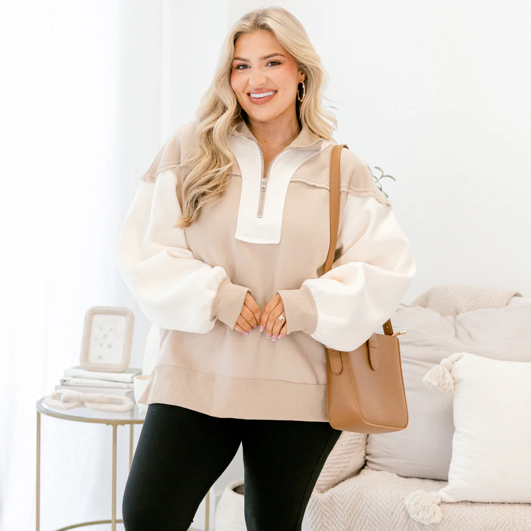 All We Want Pullover, Oatmeal - Giverhouse