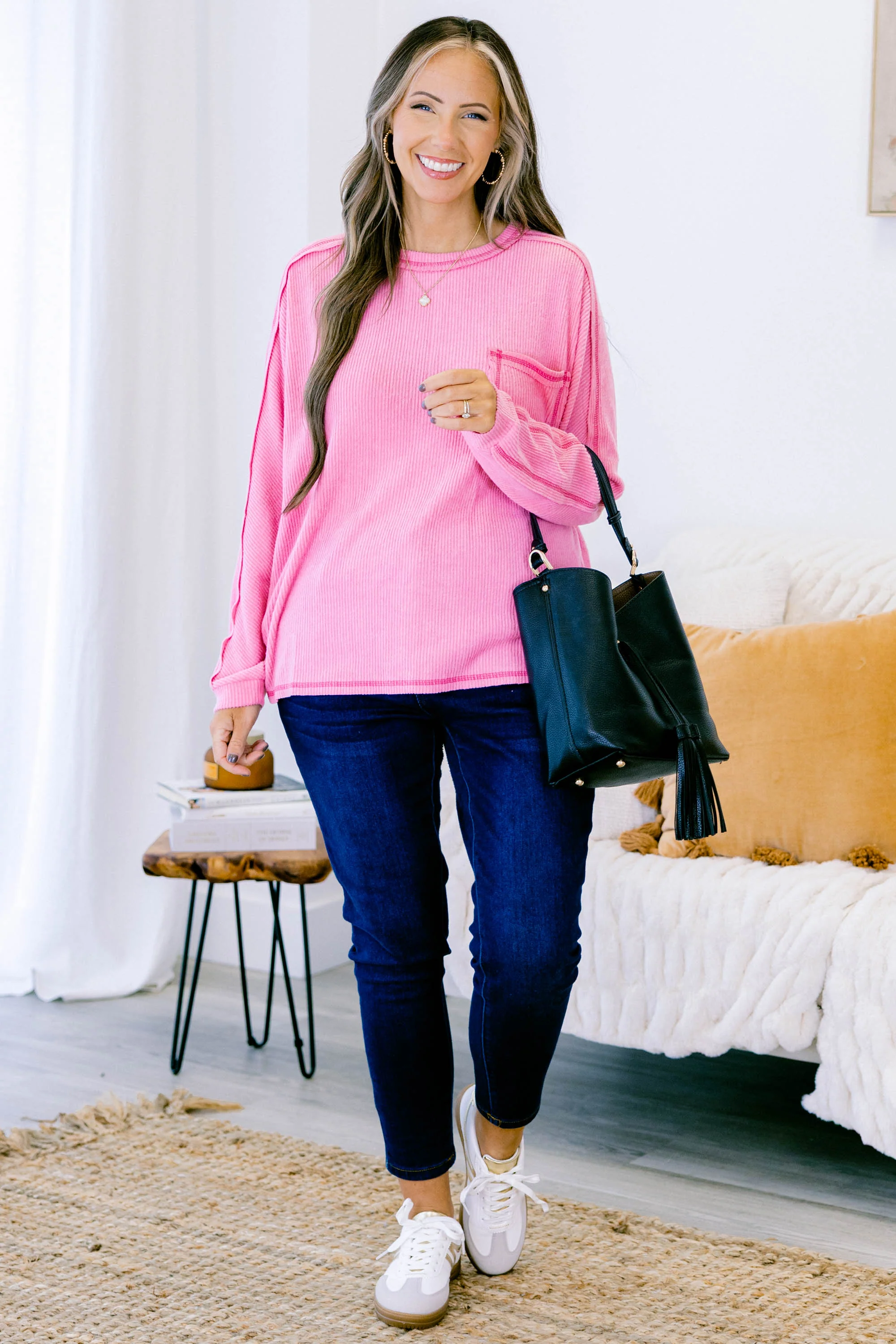 Just Move Along Top, Candy Pink - Giverhouse