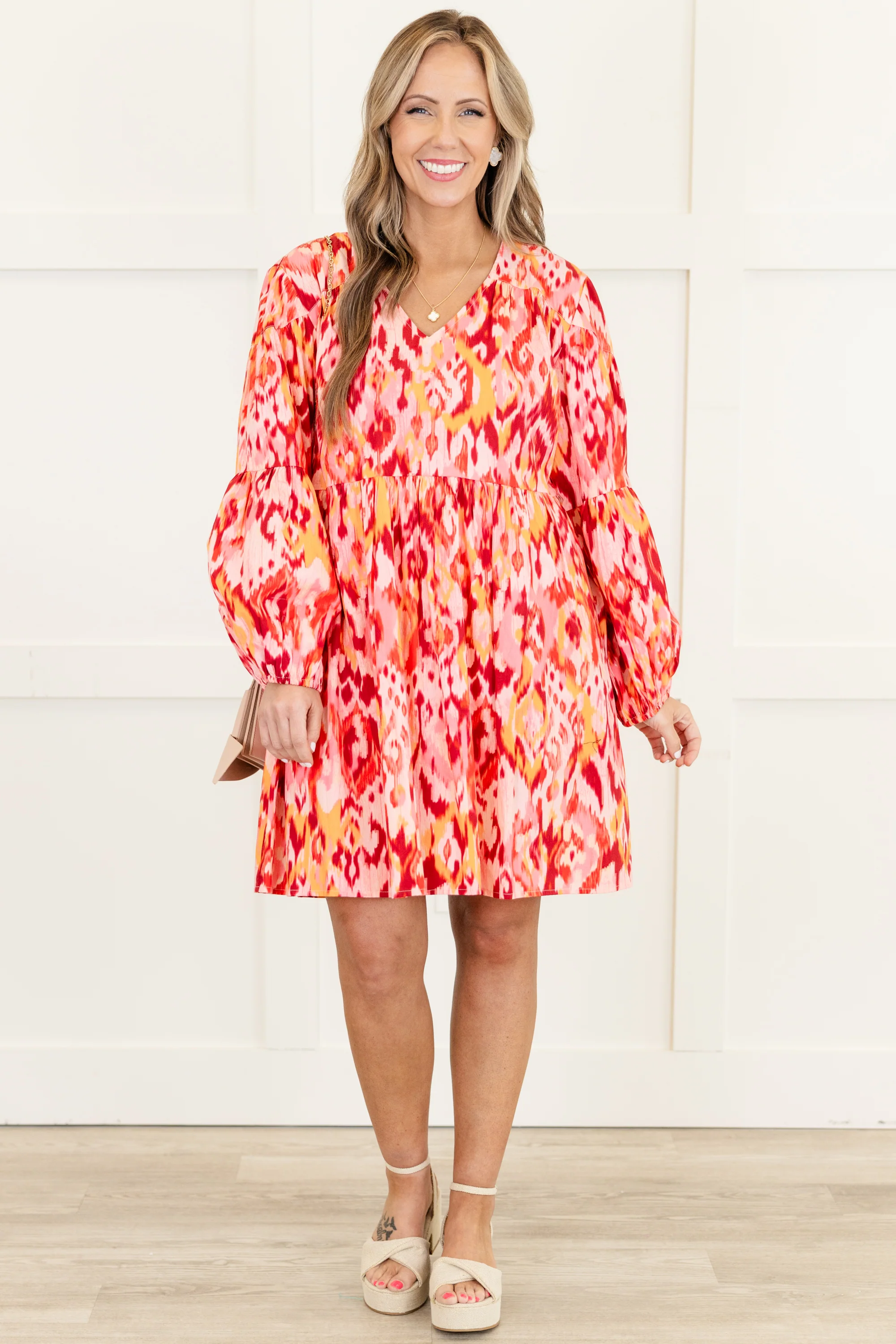 Happy All Weekend Dress, Magenta - Giverhouse