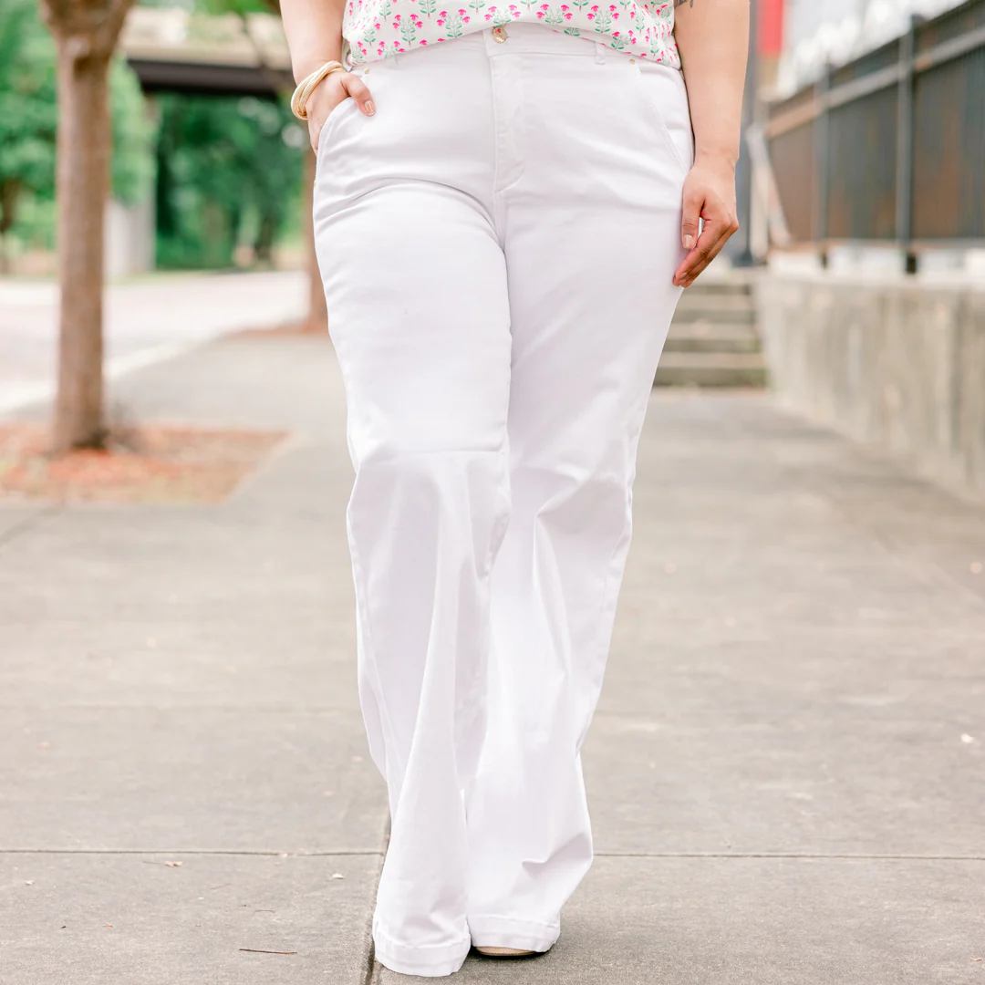 Can't Control It Jeans, White - Giverhouse