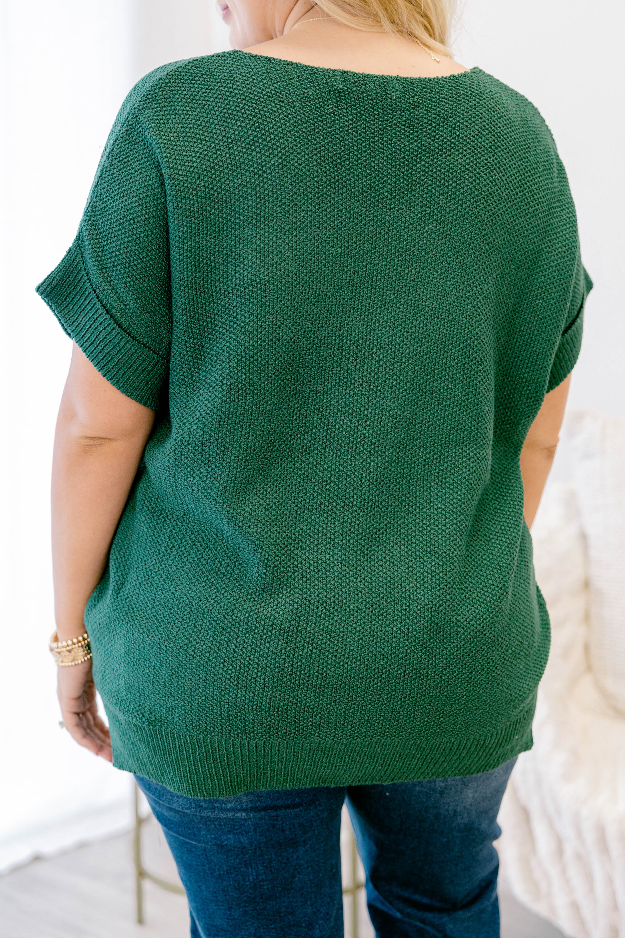 Feels Like The Moment Sweater, Dark Green - Giverhouse