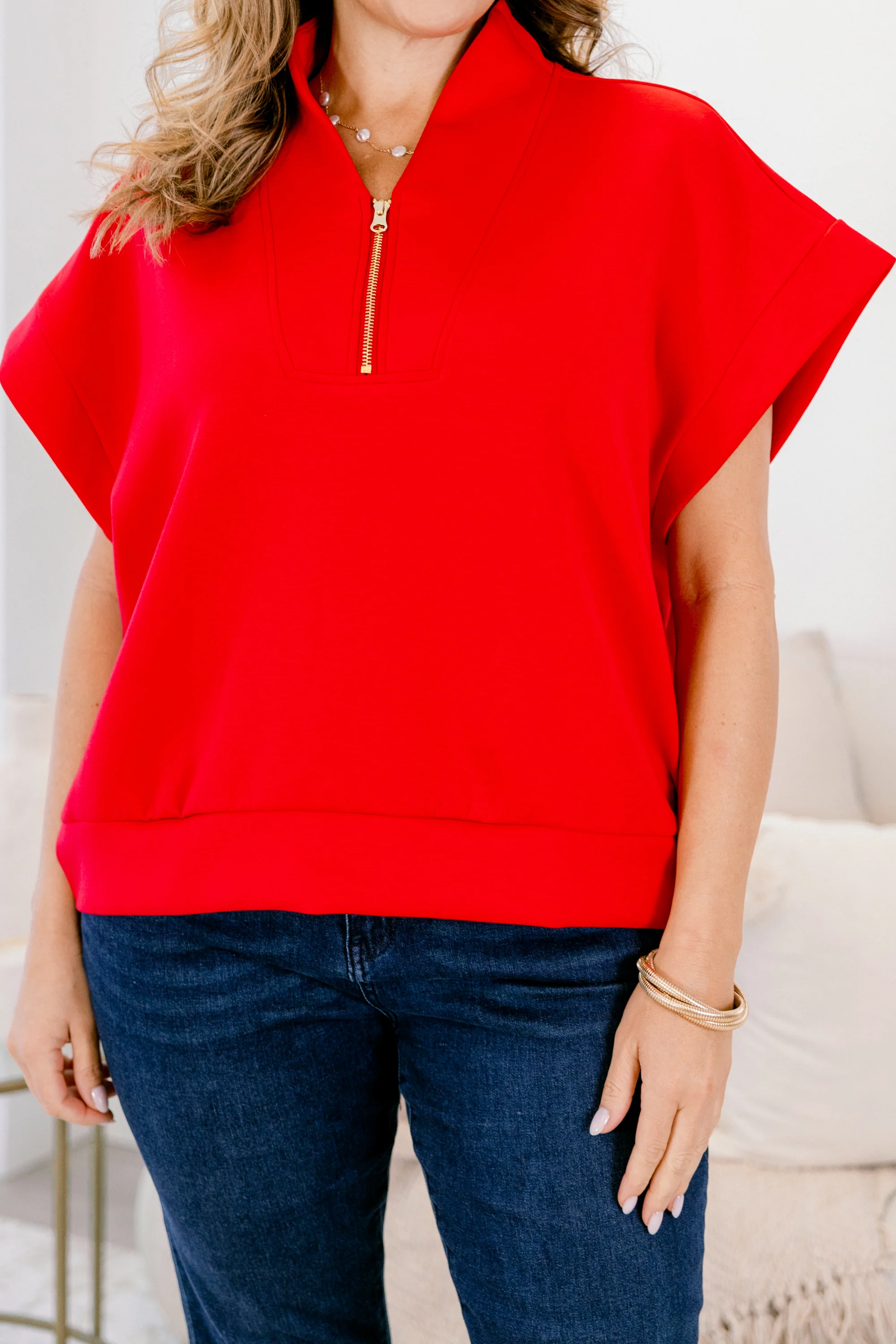Keepin' It Simple Top, Ruby - Giverhouse