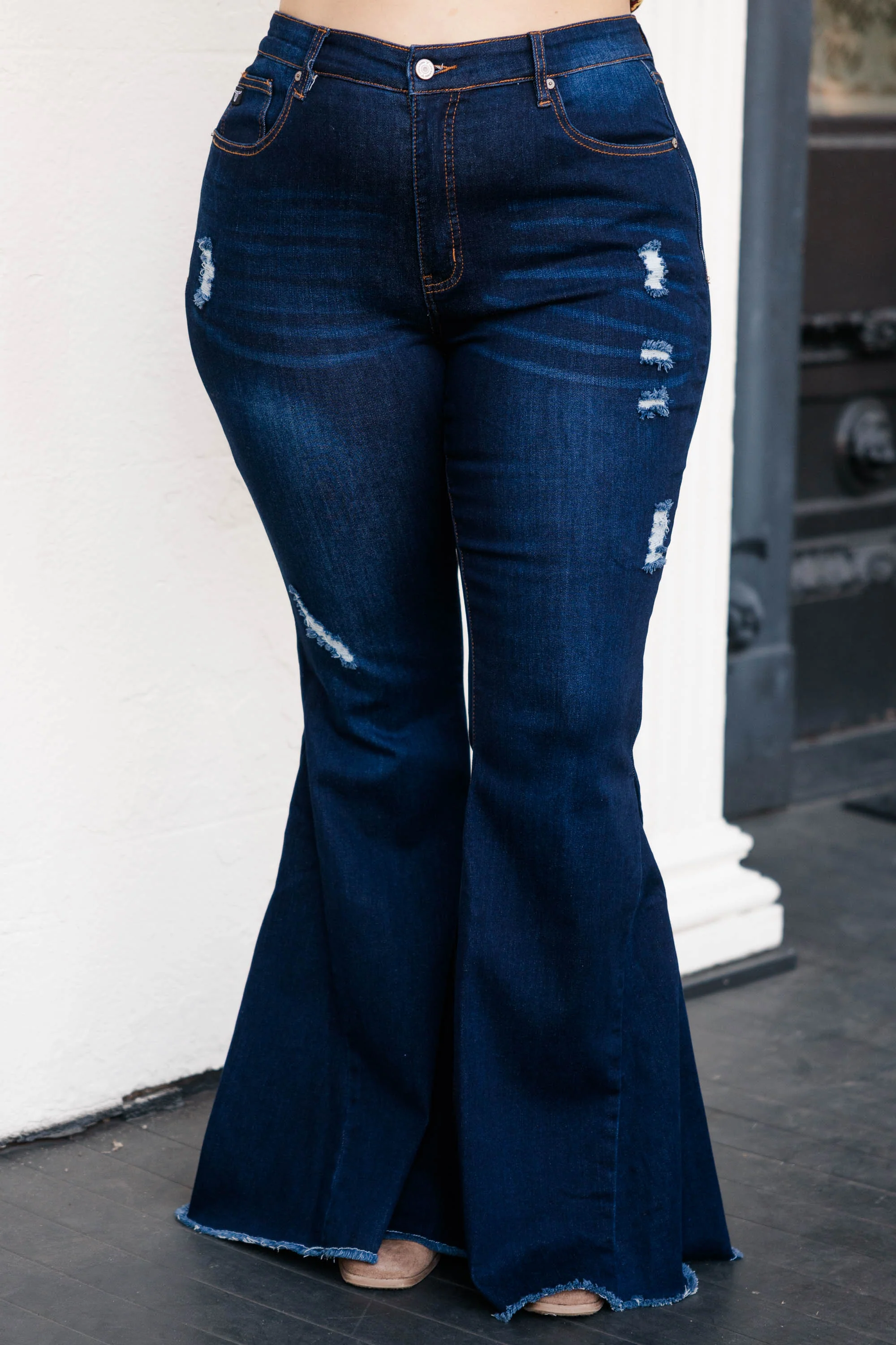 Bright Smile Jeans, Dark Wash - Giverhouse