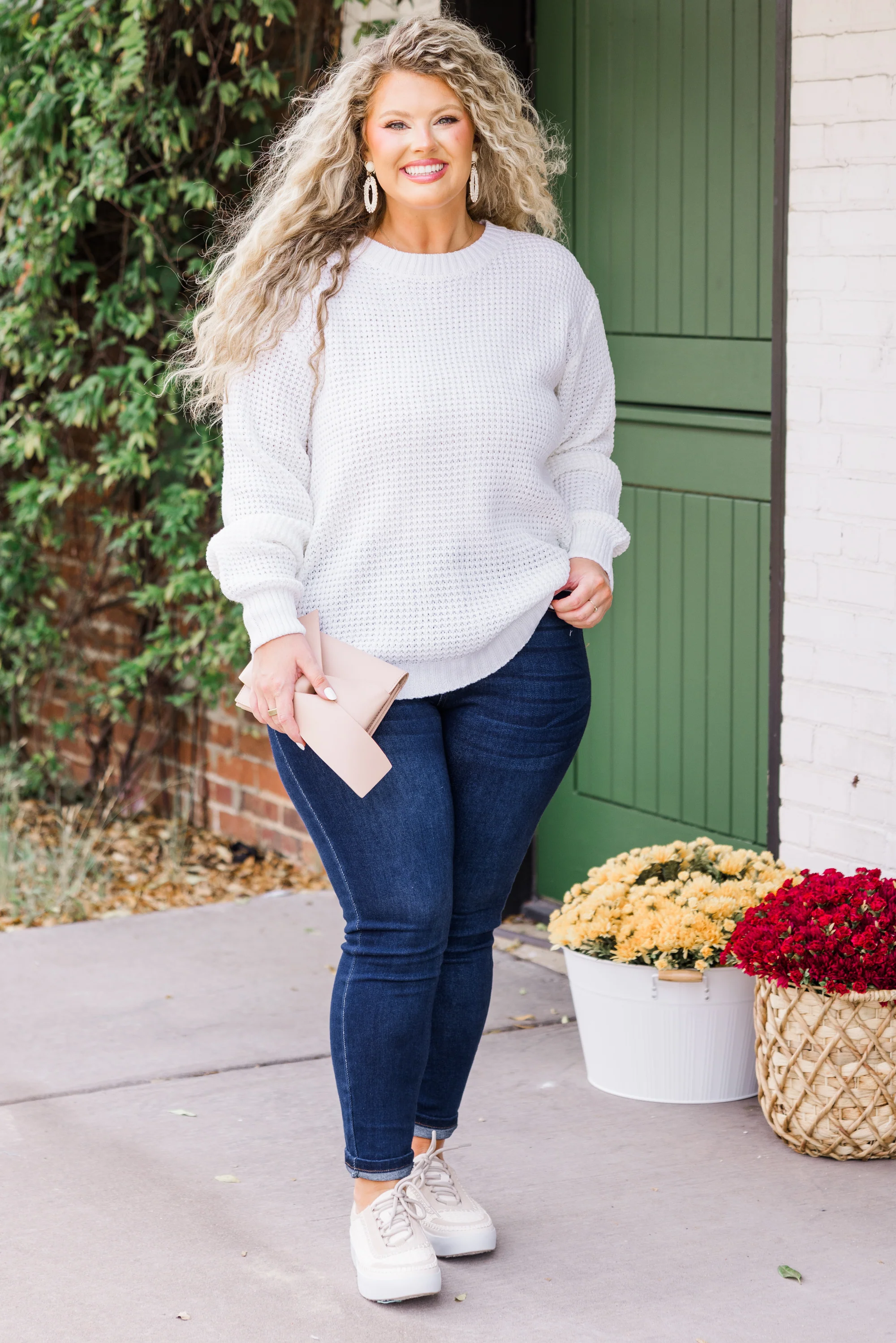 Breezy Weather Sweater, Ivory - Giverhouse