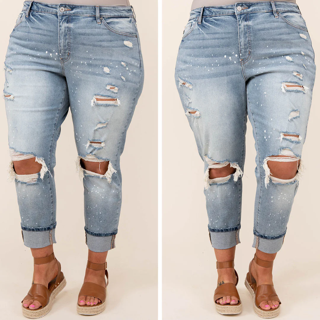 Lost You Jeans, Light Wash - Giverhouse