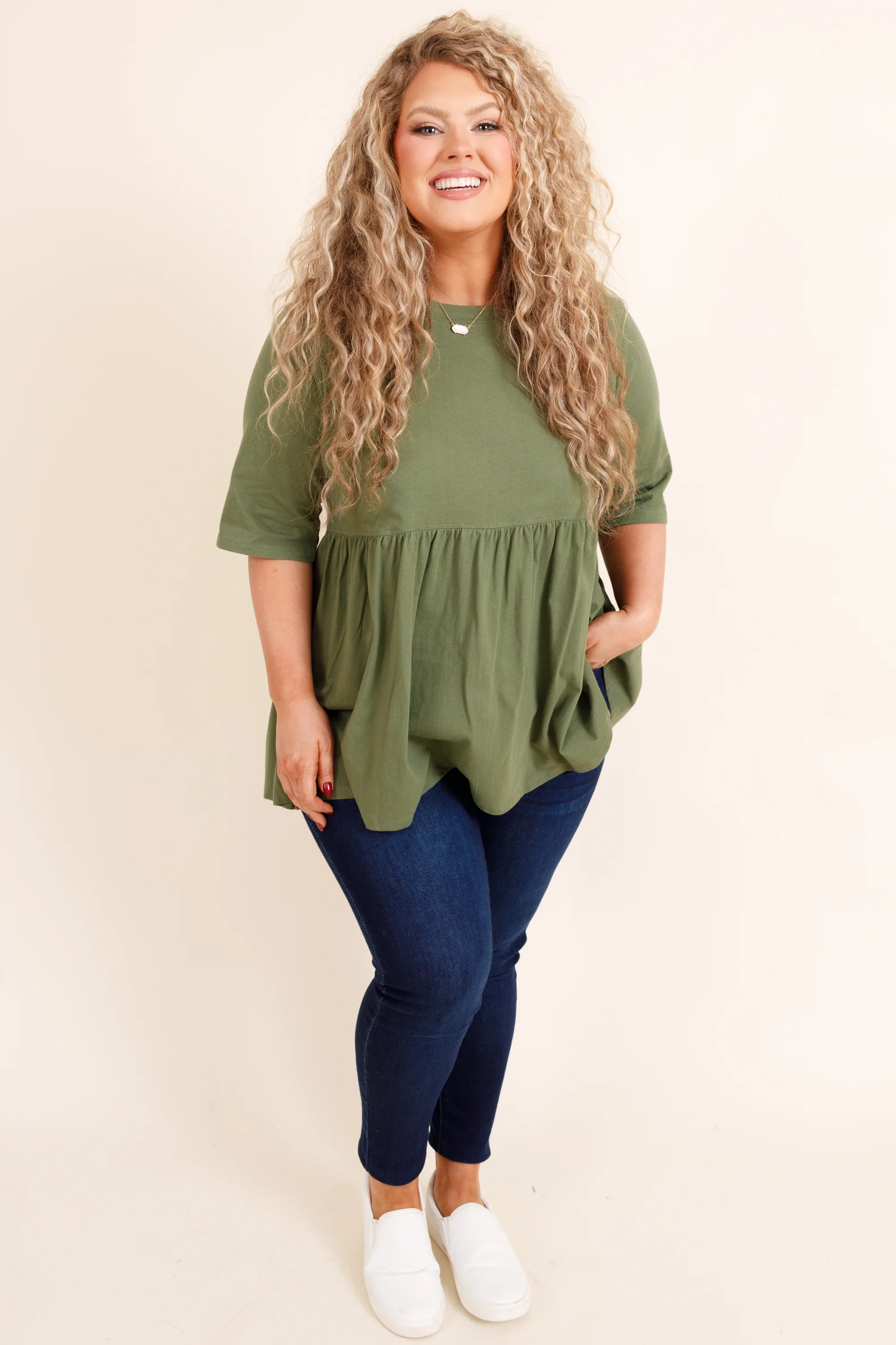 Fearless Soul Top, Ash Olive - Giverhouse
